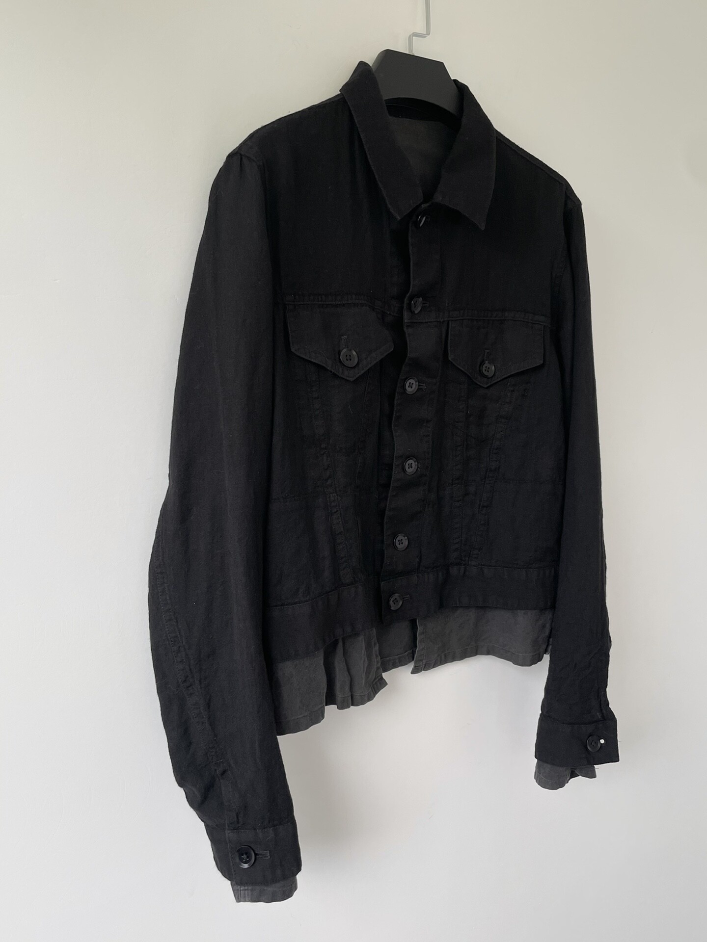 Yohji Yamamoto PourHomme S/S14 Layered Jacket — label