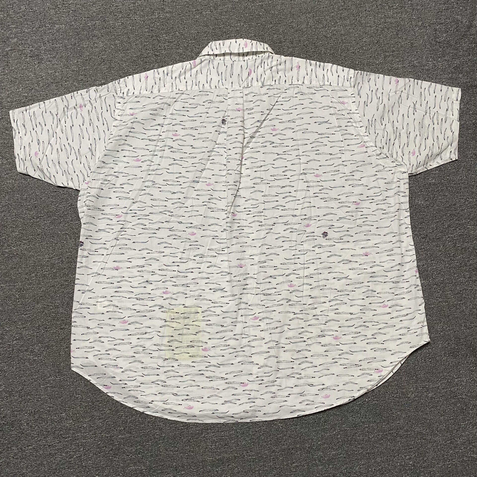 BEAMS SSZ Short-sleeve Fish Pattern Shirt — front