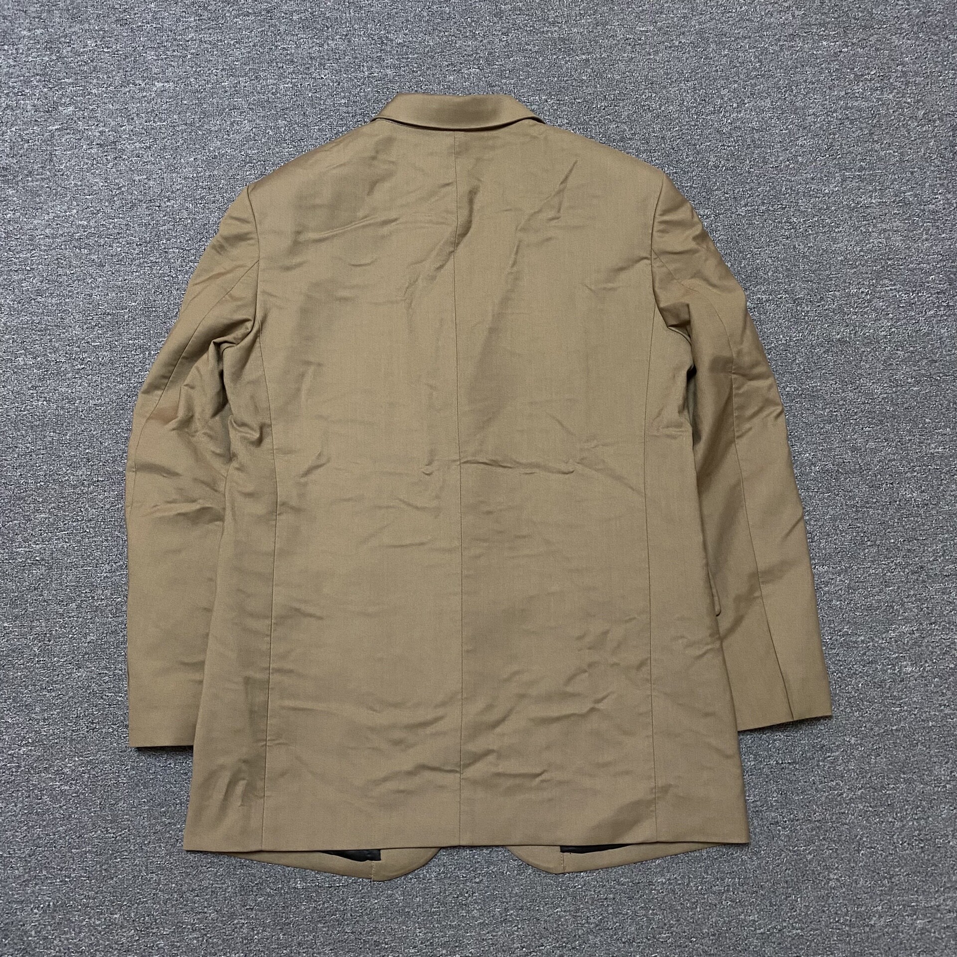 WE11DONE Brown Single-Breasted Blazer — front