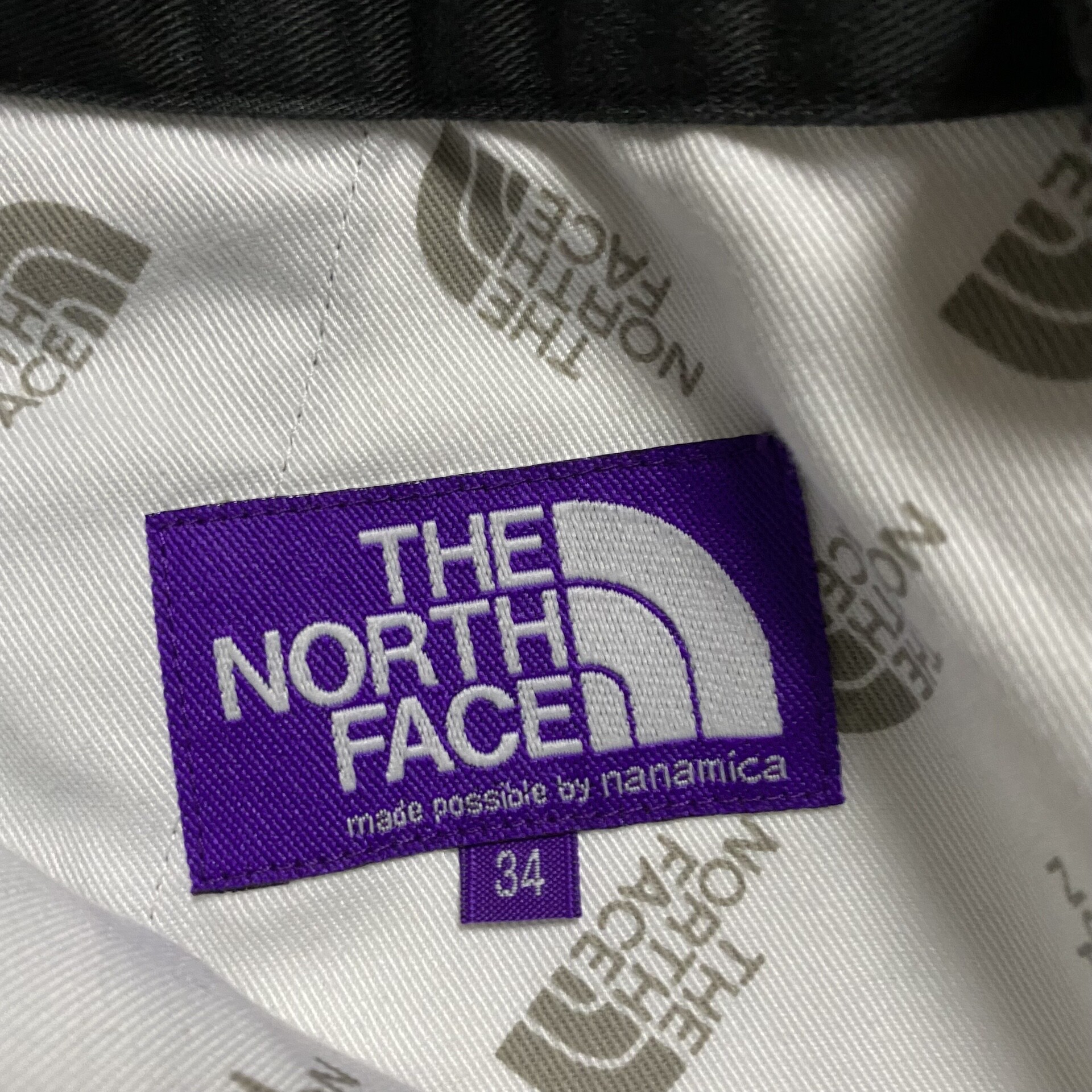 The North Face Wide Tapered Pants — label