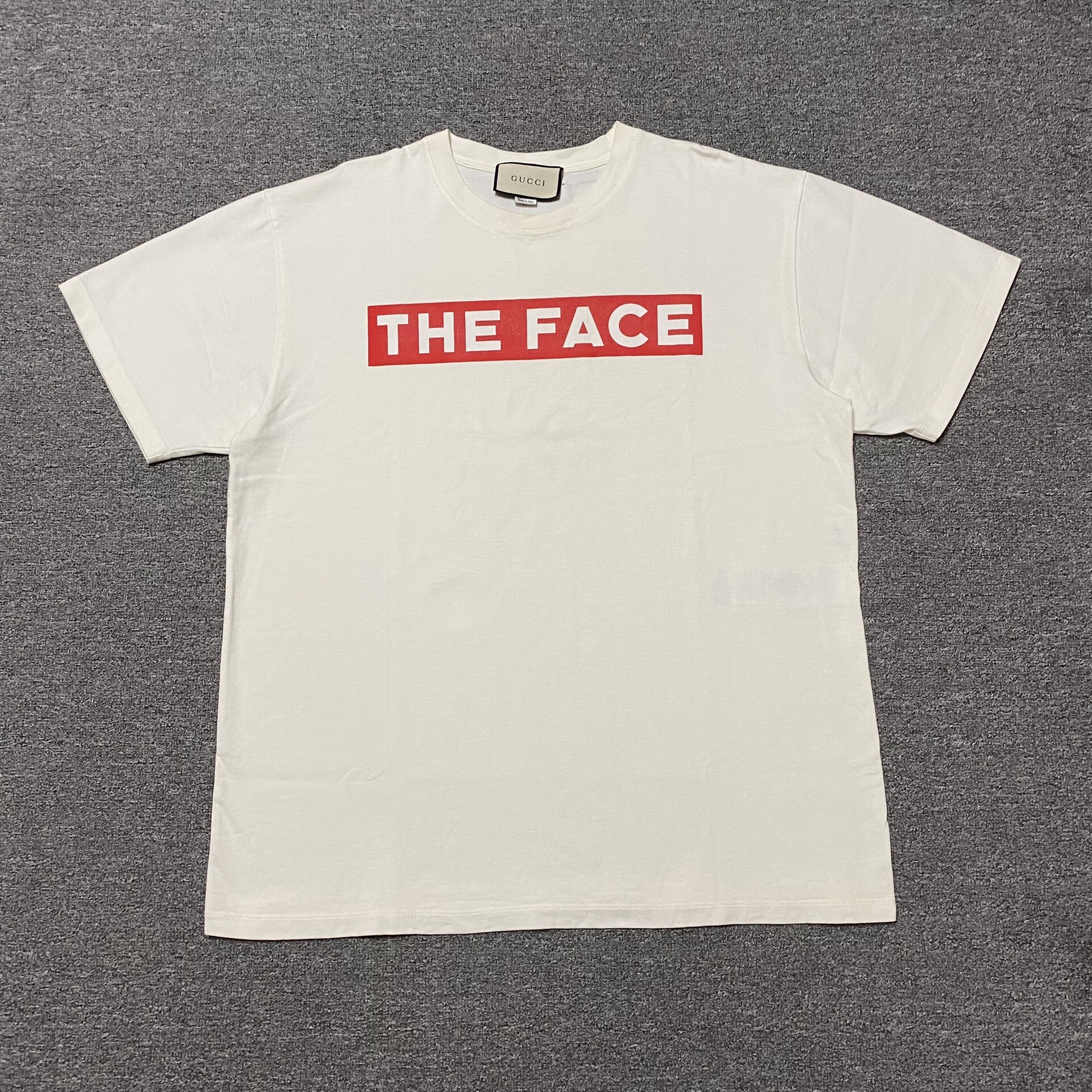 Gucci THE FACE Short Sleeve T-Shirt