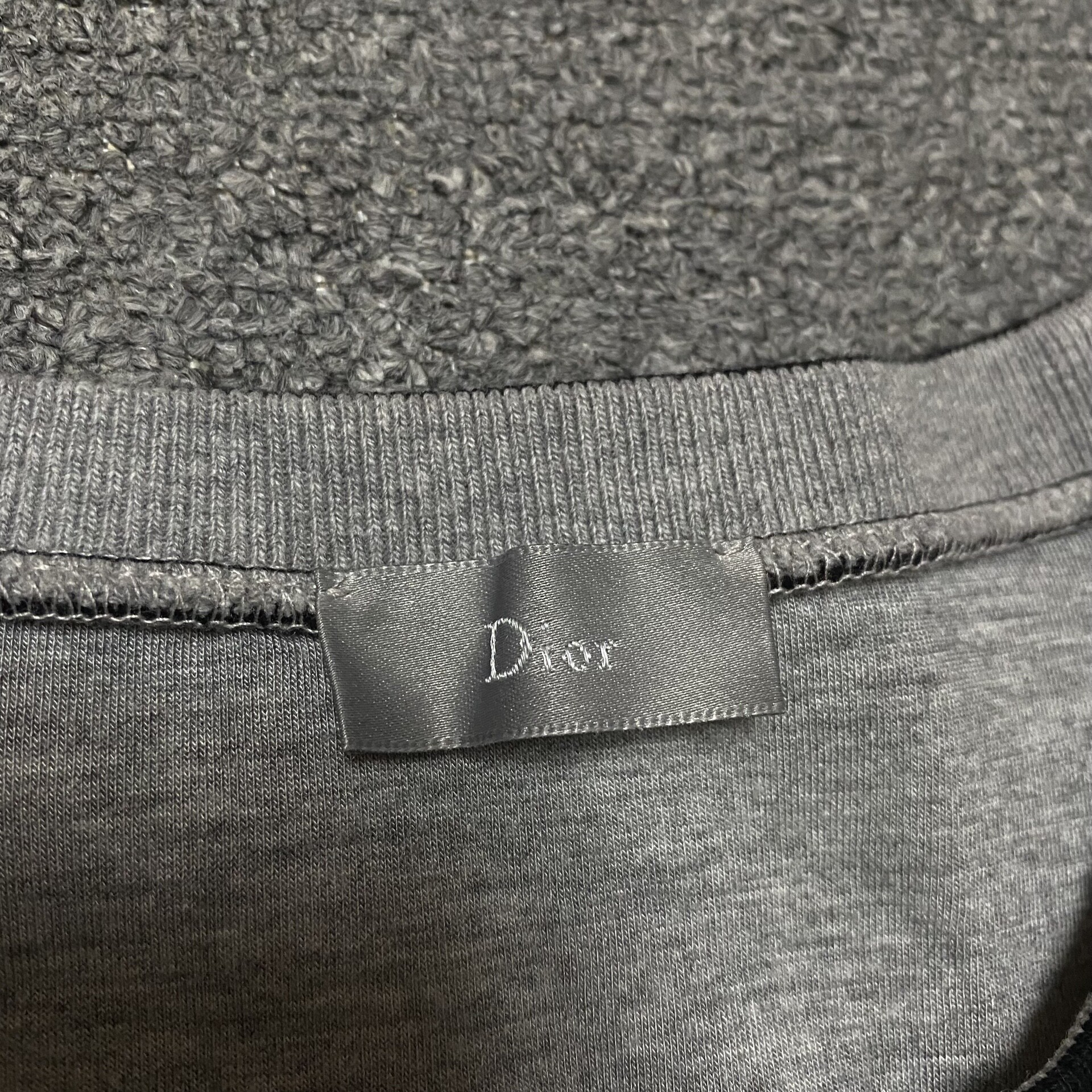 Dior Nylon Panel Crewneck Sweatshirt — back