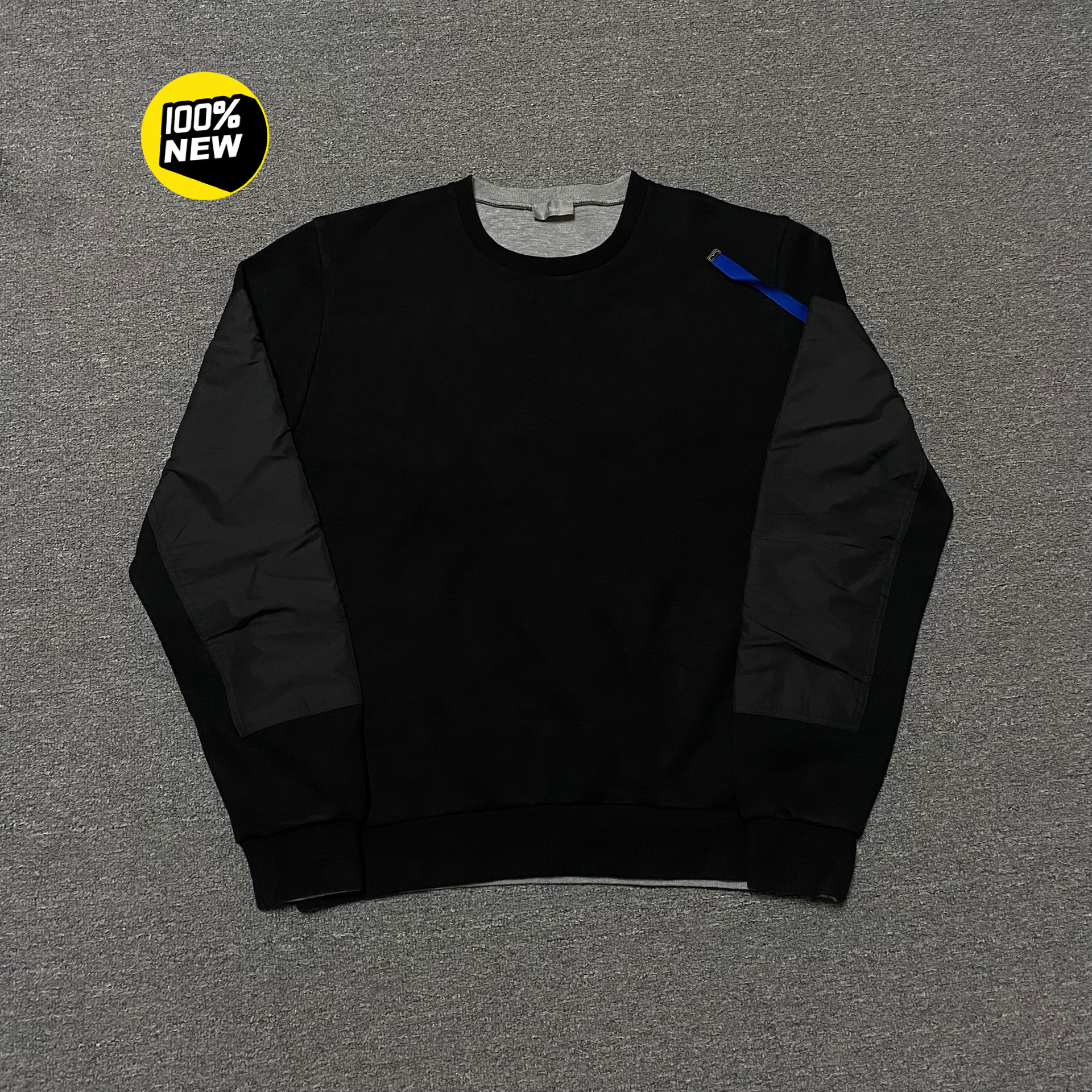 Dior Nylon Panel Crewneck Sweatshirt
