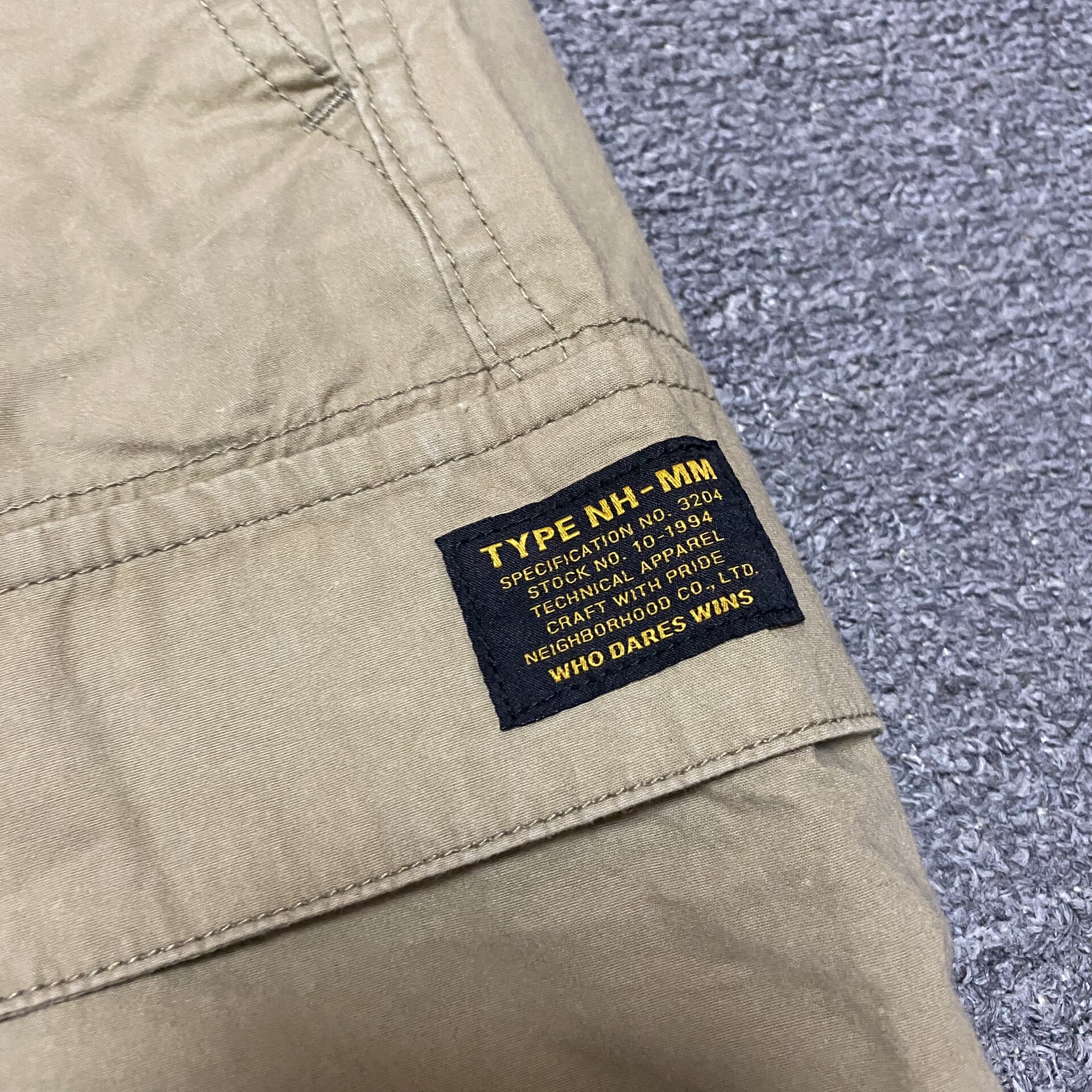 NEIGHBORHOOD 18SS Military Cargo Pants — back