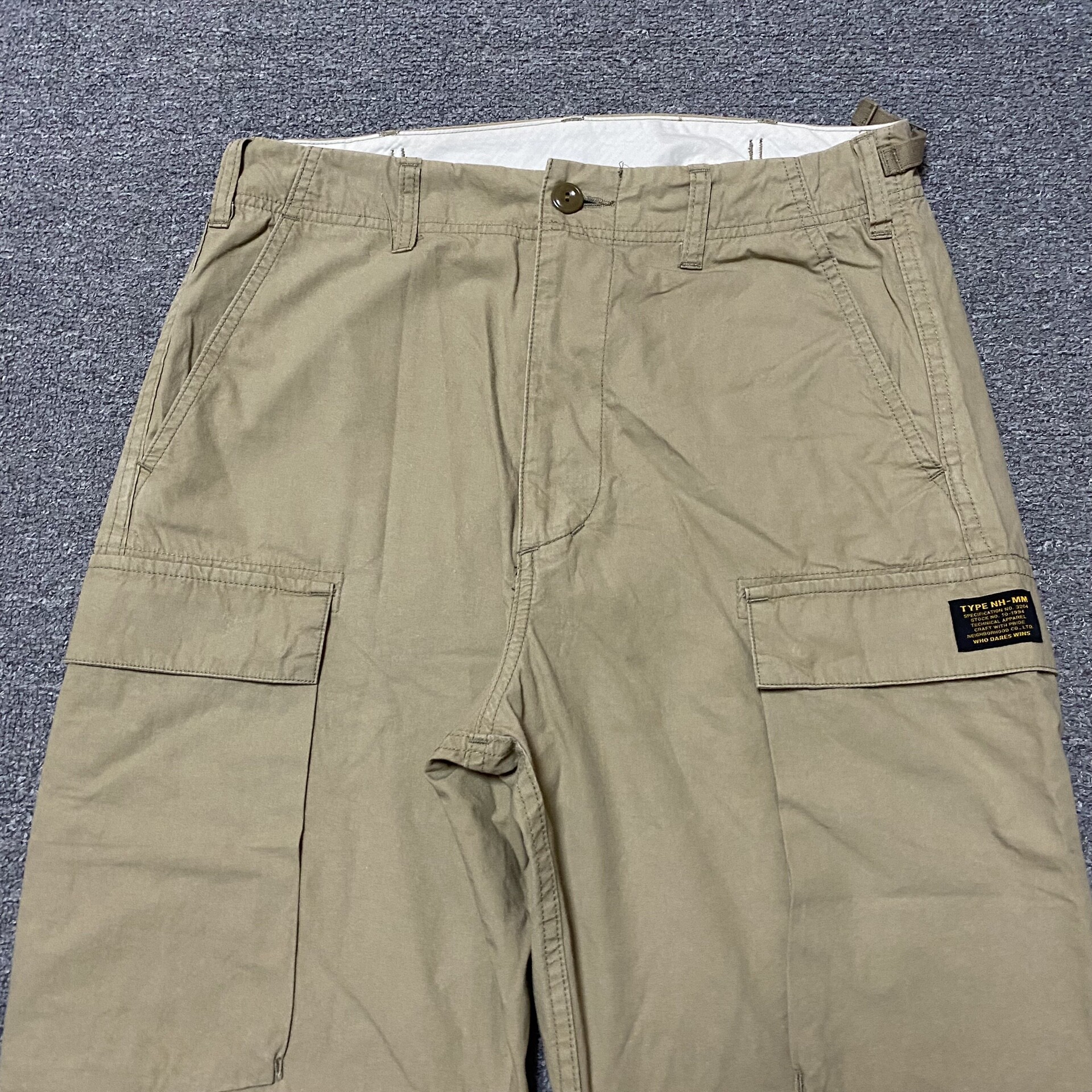 NEIGHBORHOOD 18SS Military Cargo Pants — detail