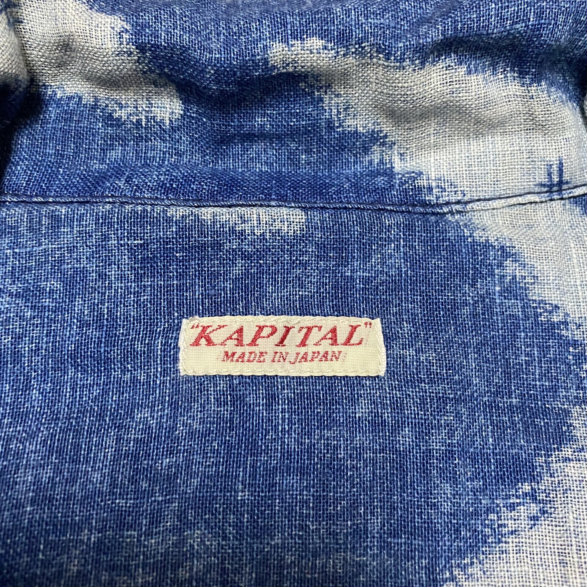 KAPITAL Star Pattern Short-Sleeve Shirt — back
