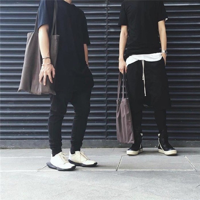 Rick Owens DRKSHDW Canvas Tote Bag — back