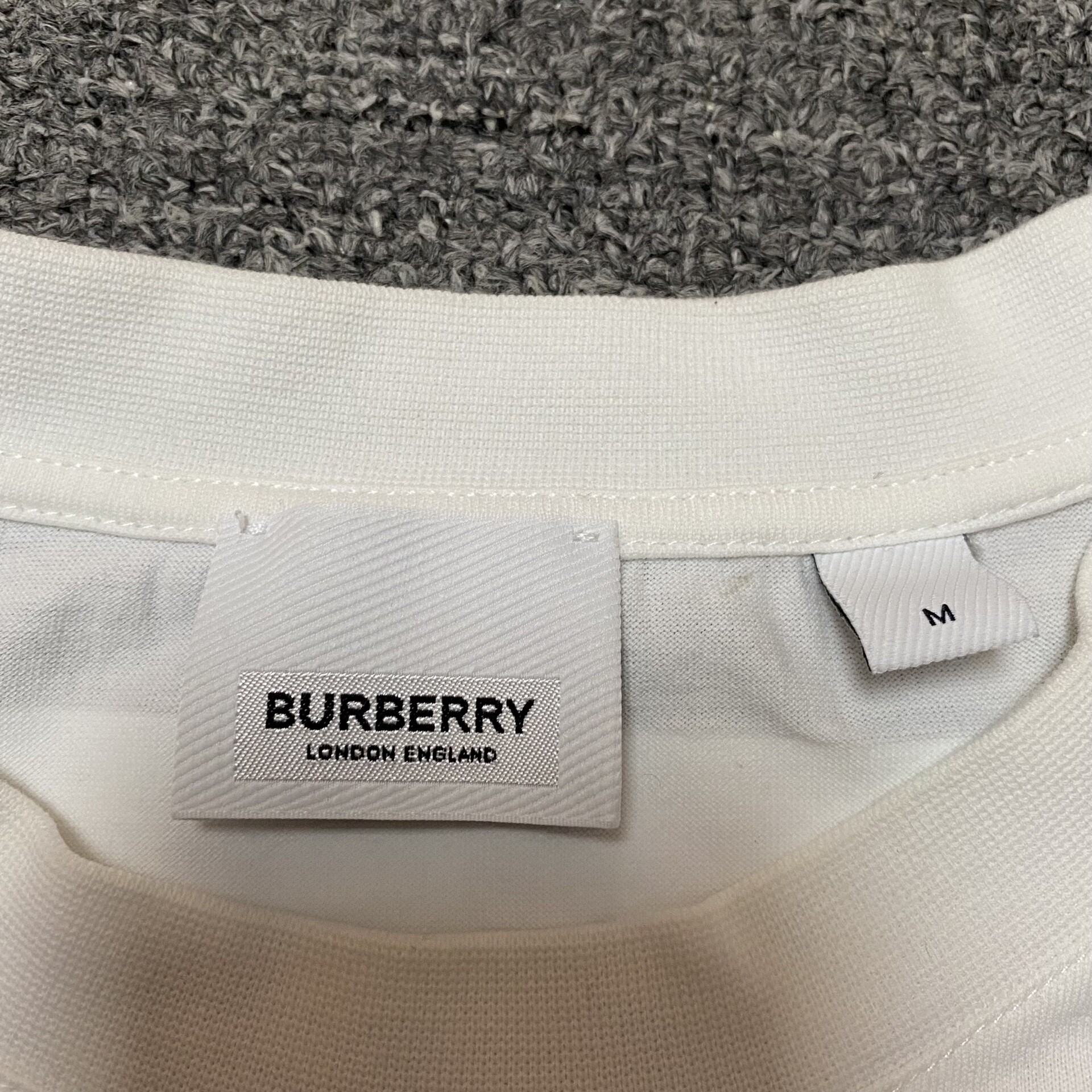 Burberry Fawn Graphic Short Sleeve Tee — back
