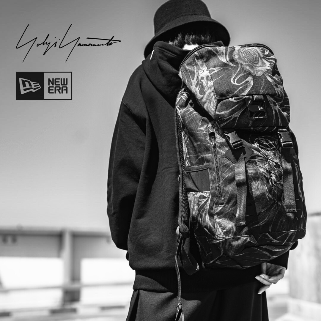 Yohji x New Era Skull Rose Backpack