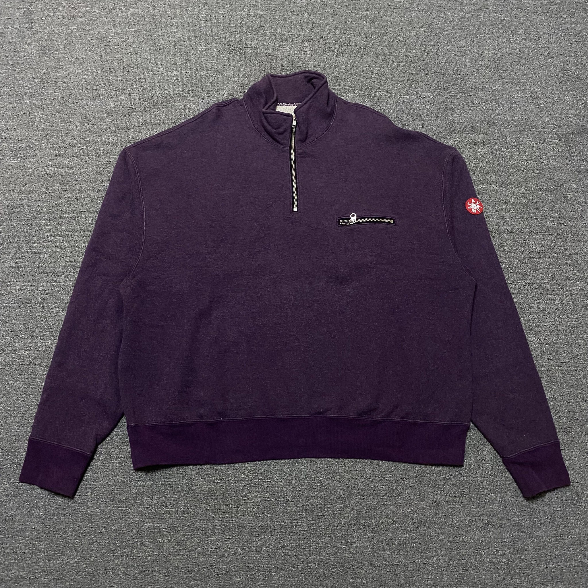 Cav Empt Half-Zip Graphic Sweatshirt — front