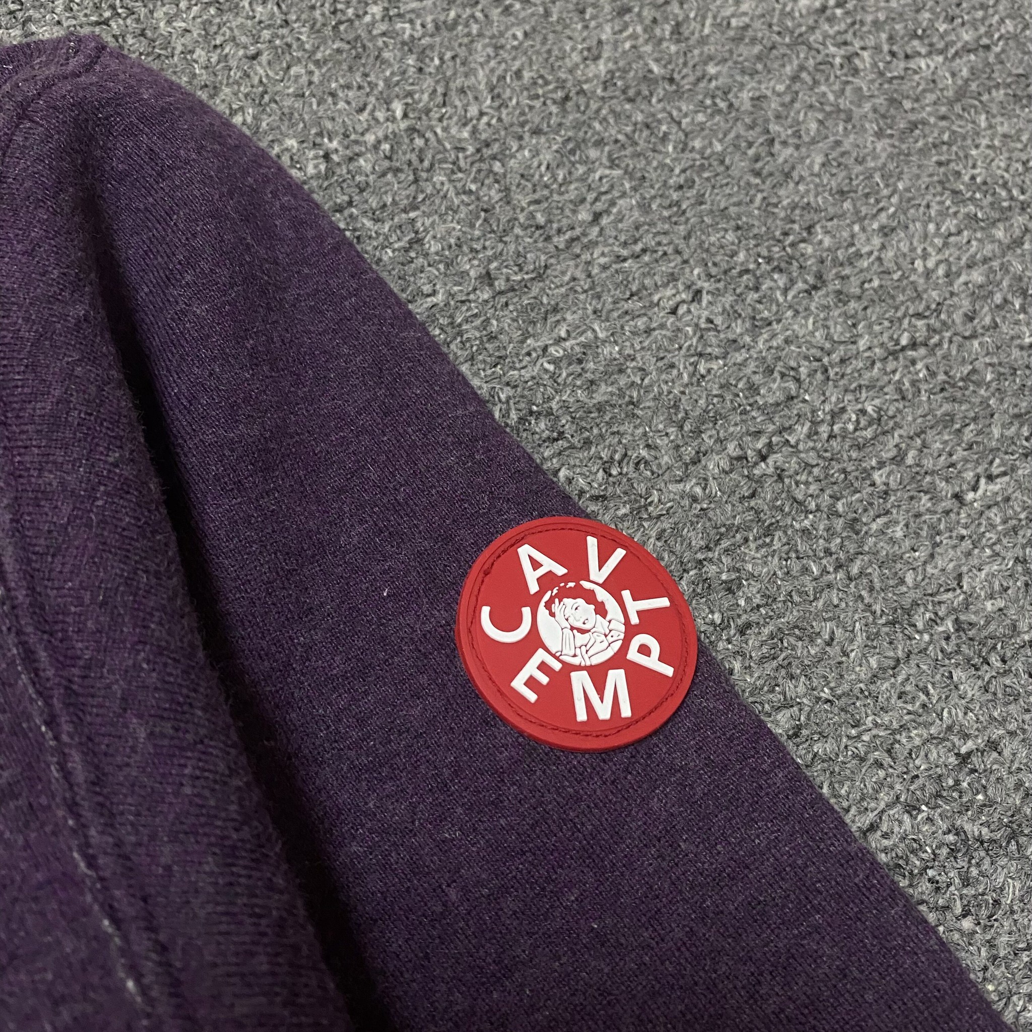 Cav Empt Half-Zip Graphic Sweatshirt — back