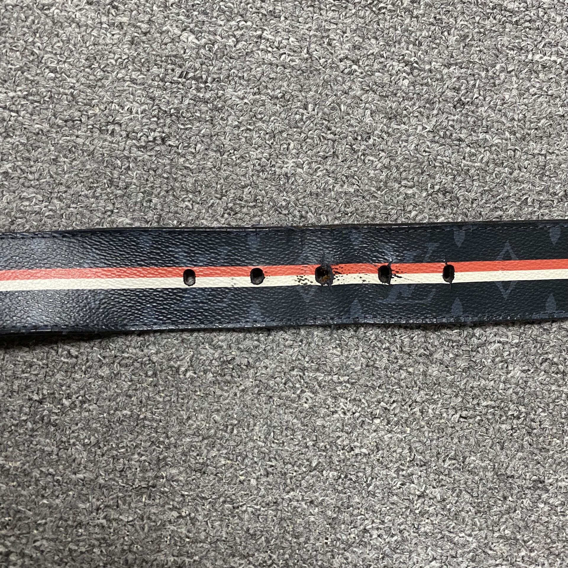 Louis Vuitton Monogram Belt — label