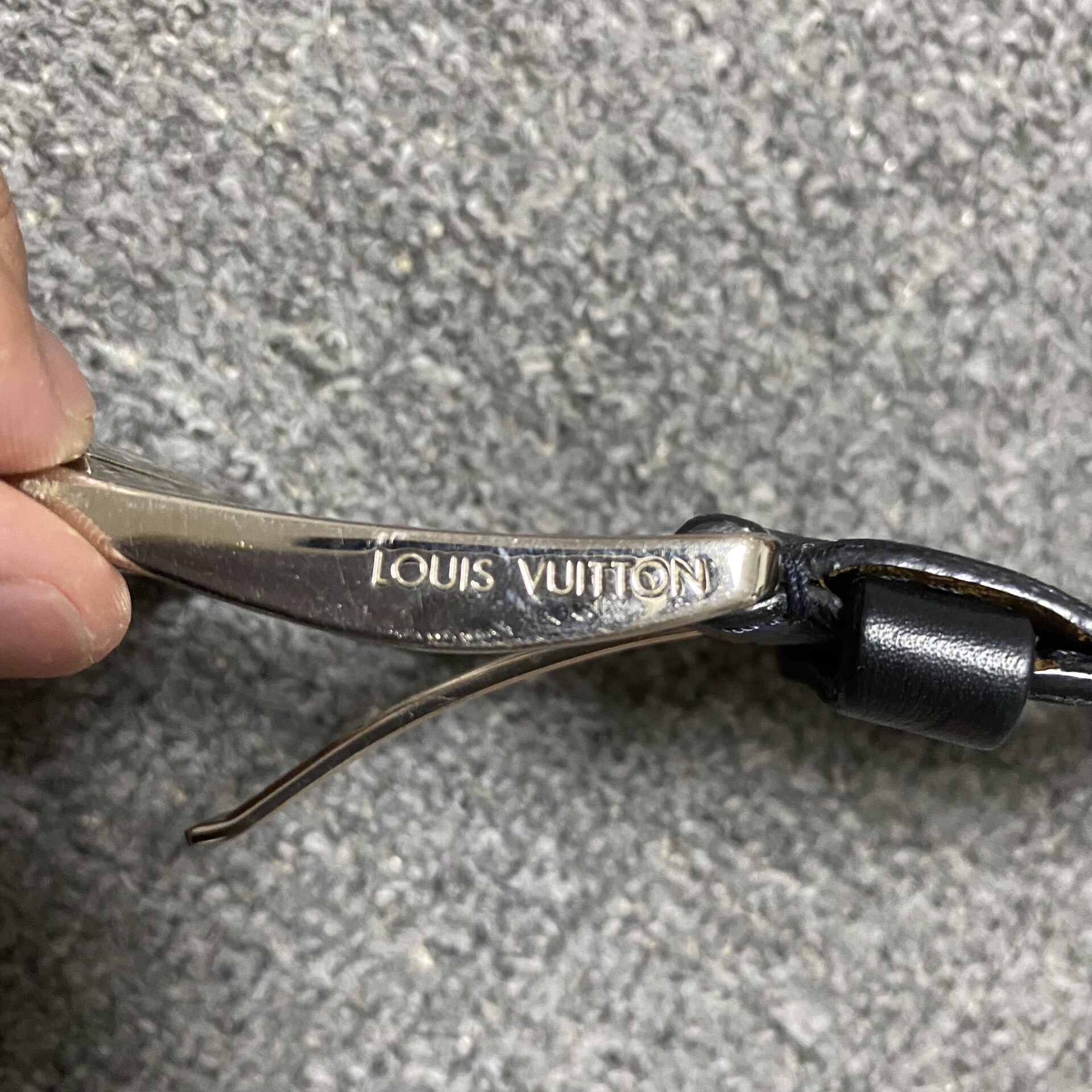 Louis Vuitton Monogram Belt — detail