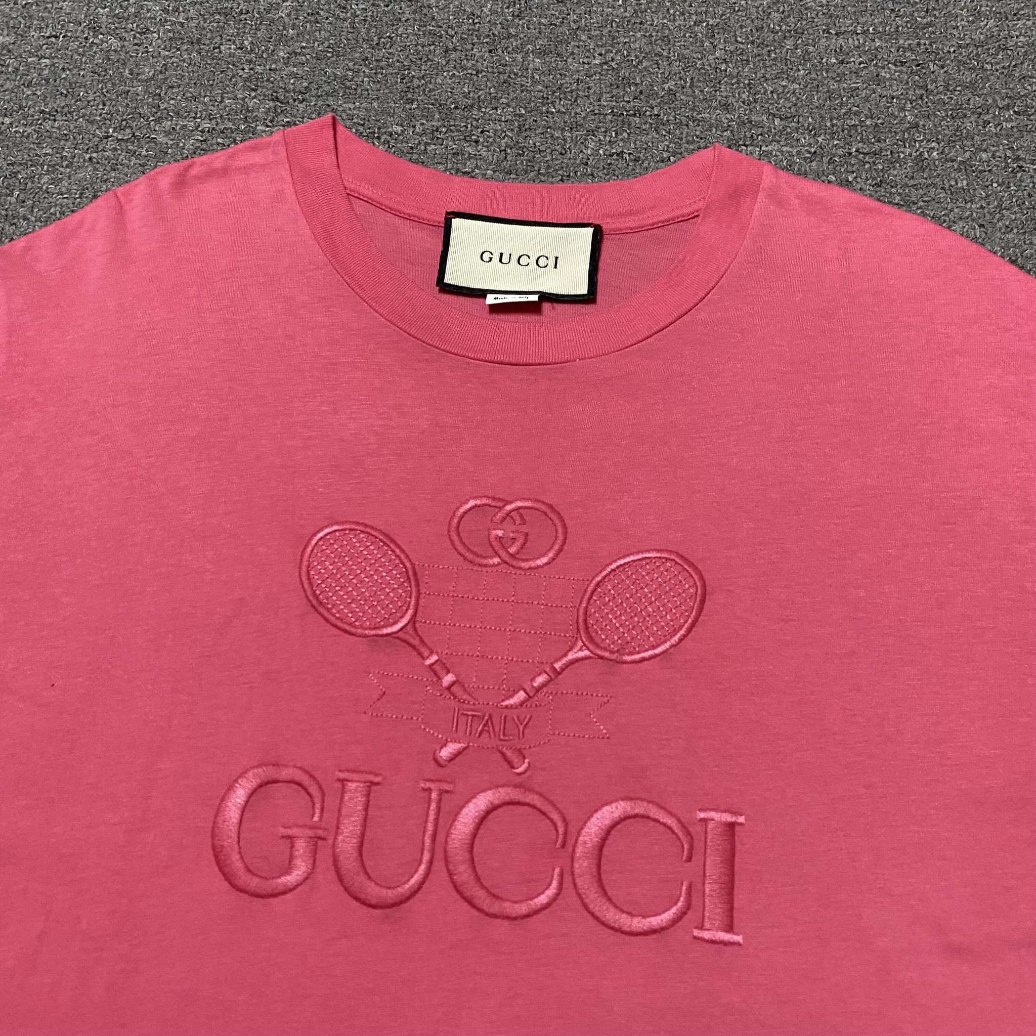 Gucci Tennis Racket Short Sleeve Tee — detail