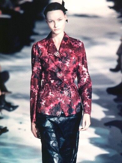 Dries Van Noten 1999 Floral Short Jacket