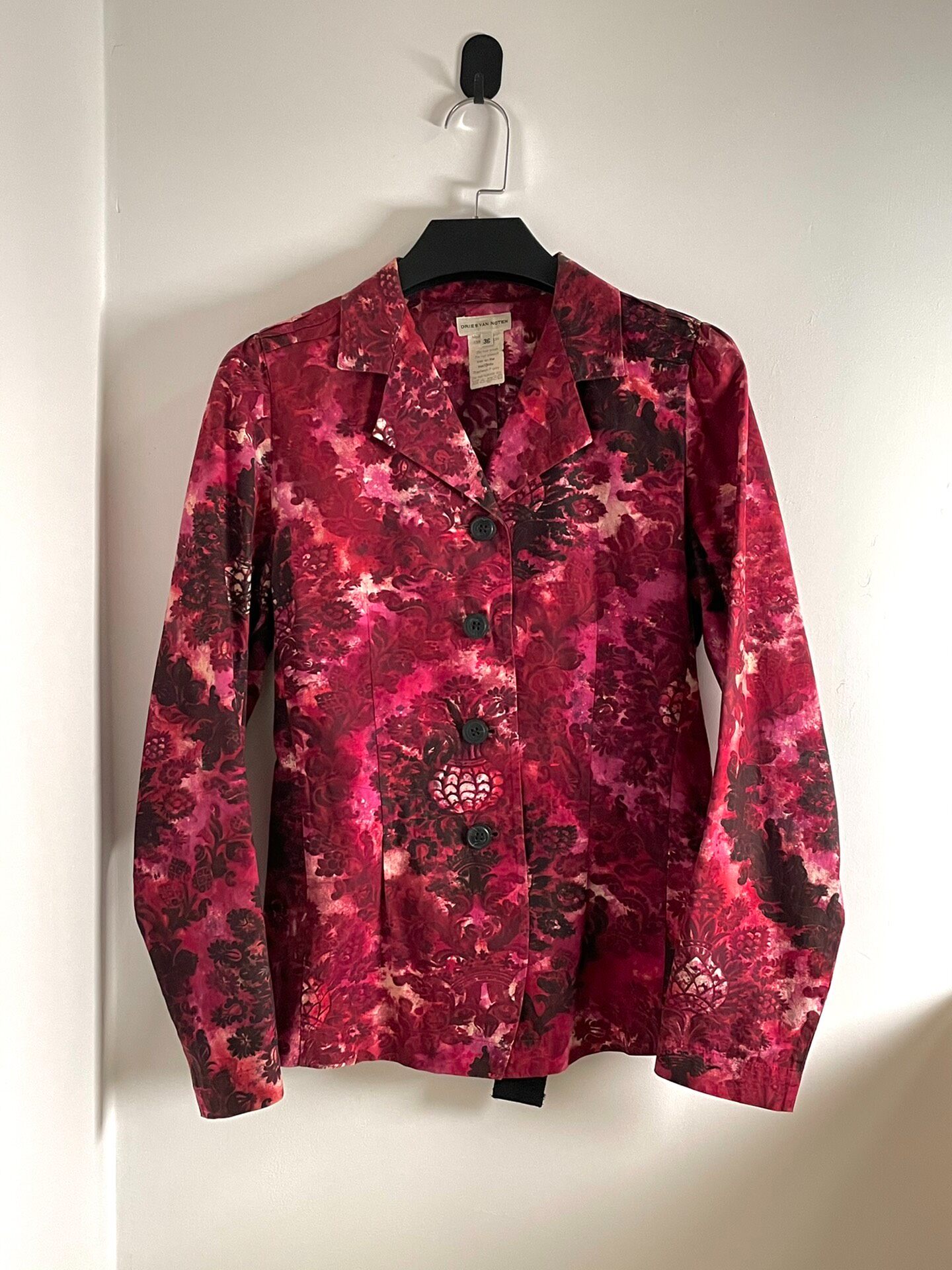 Dries Van Noten 1999 Floral Short Jacket — back