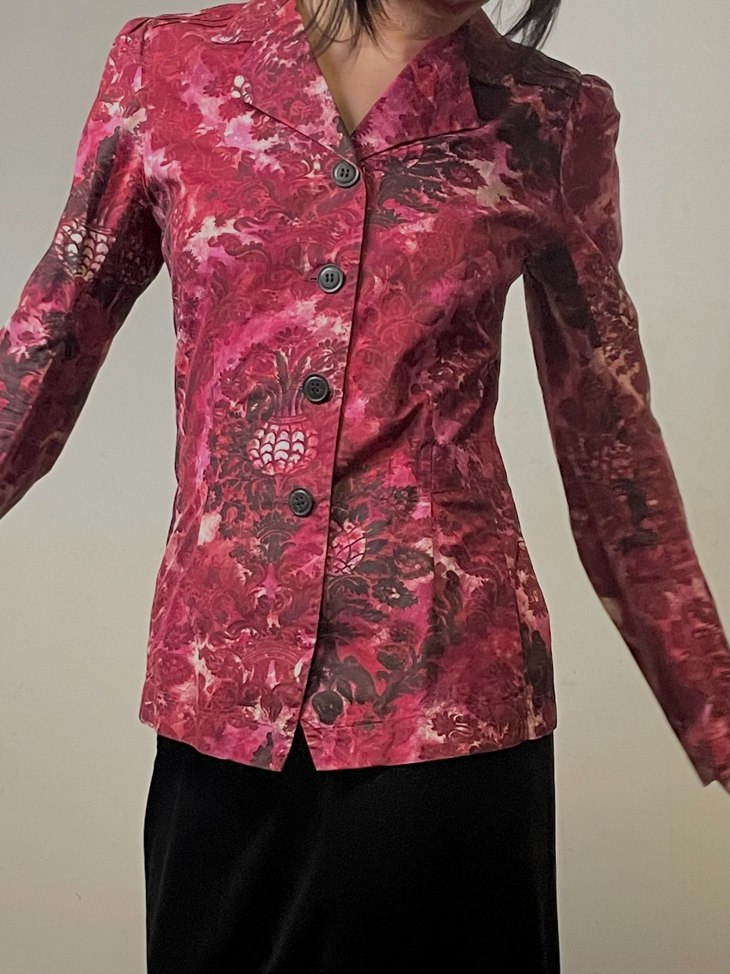 Dries Van Noten 1999 Floral Short Jacket — front