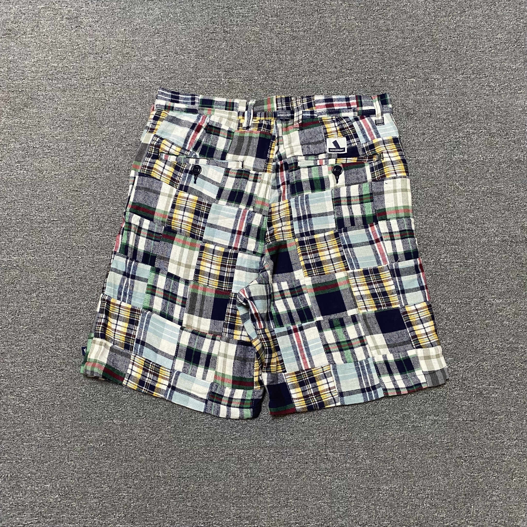 Descendant 21SS Patchwork Shorts — detail