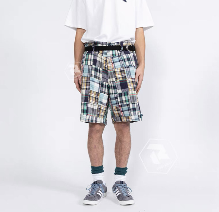 Descendant 21SS Patchwork Shorts — front