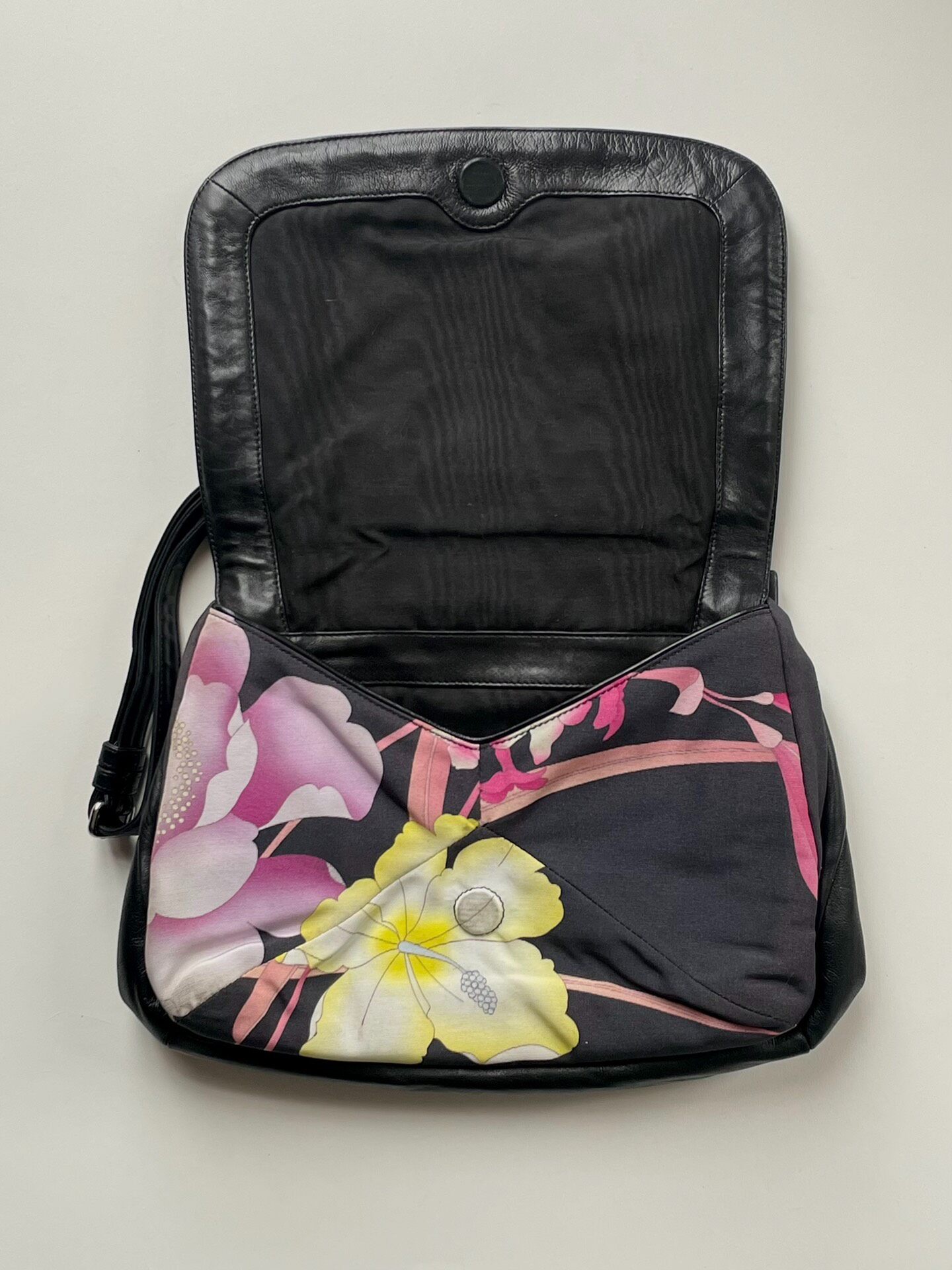 Dries Van Noten Floral Clasp Bag — back