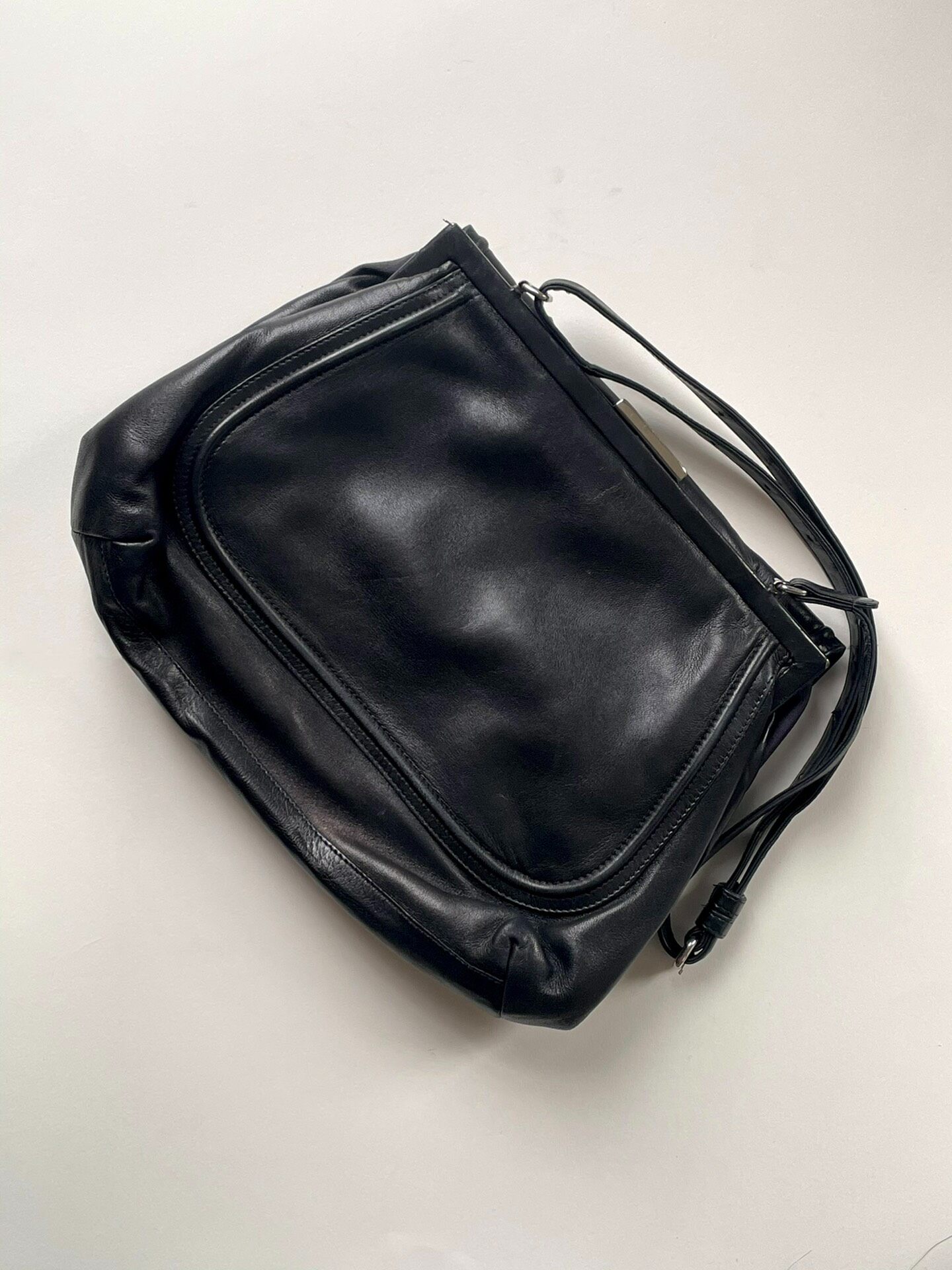 Dries Van Noten Floral Clasp Bag — label