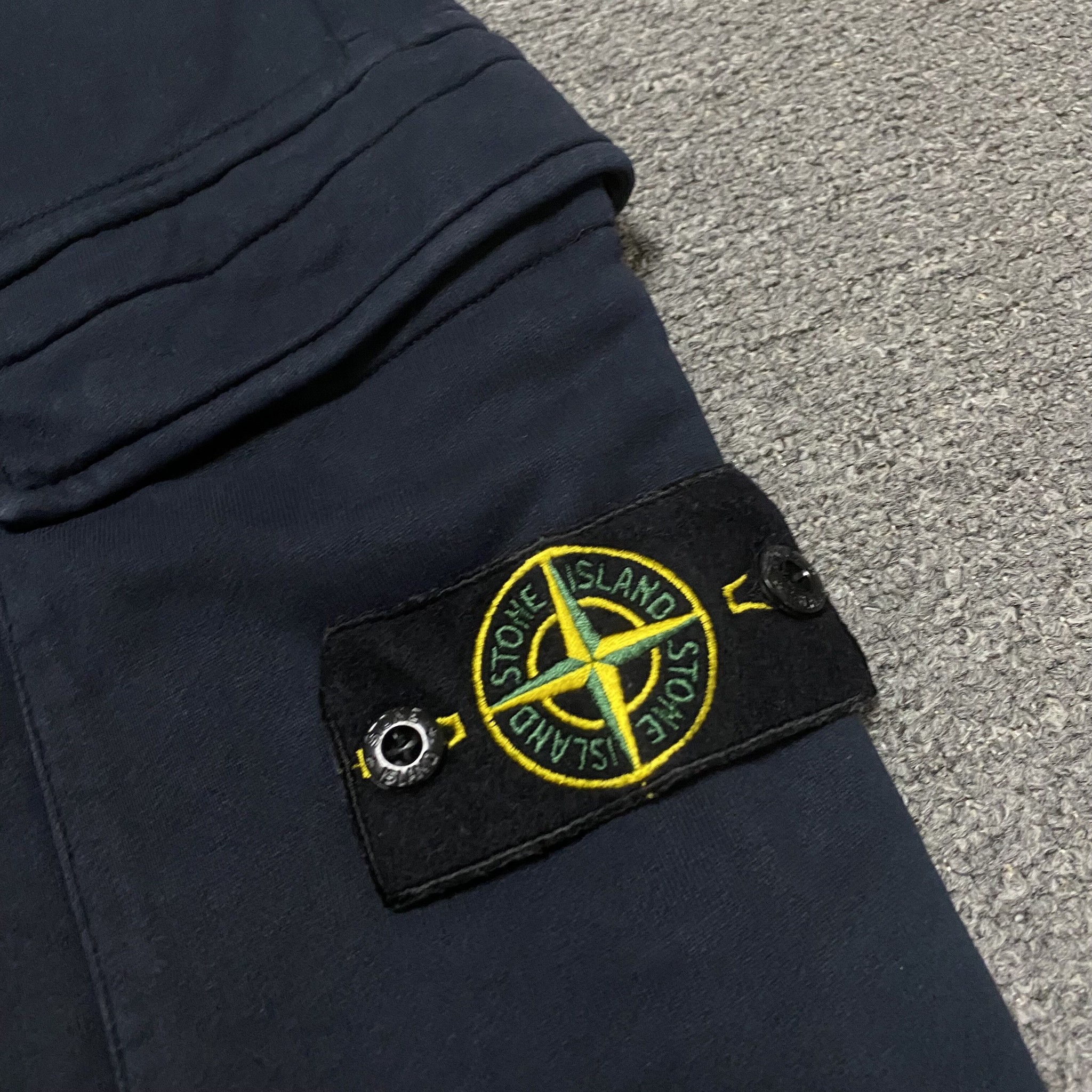 Stone Island 21FW Navy Sweatpants — back
