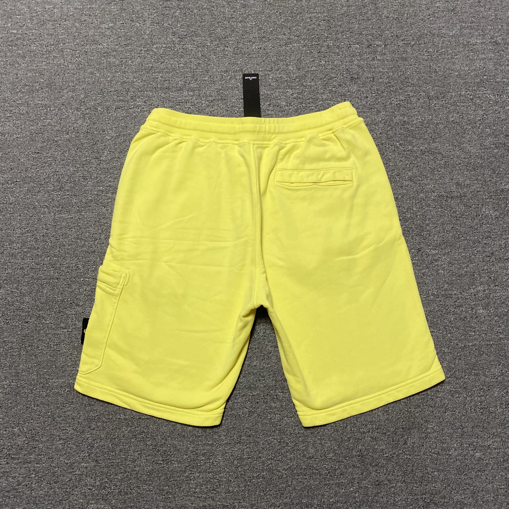 Stone Island Bright Yellow Shorts — front