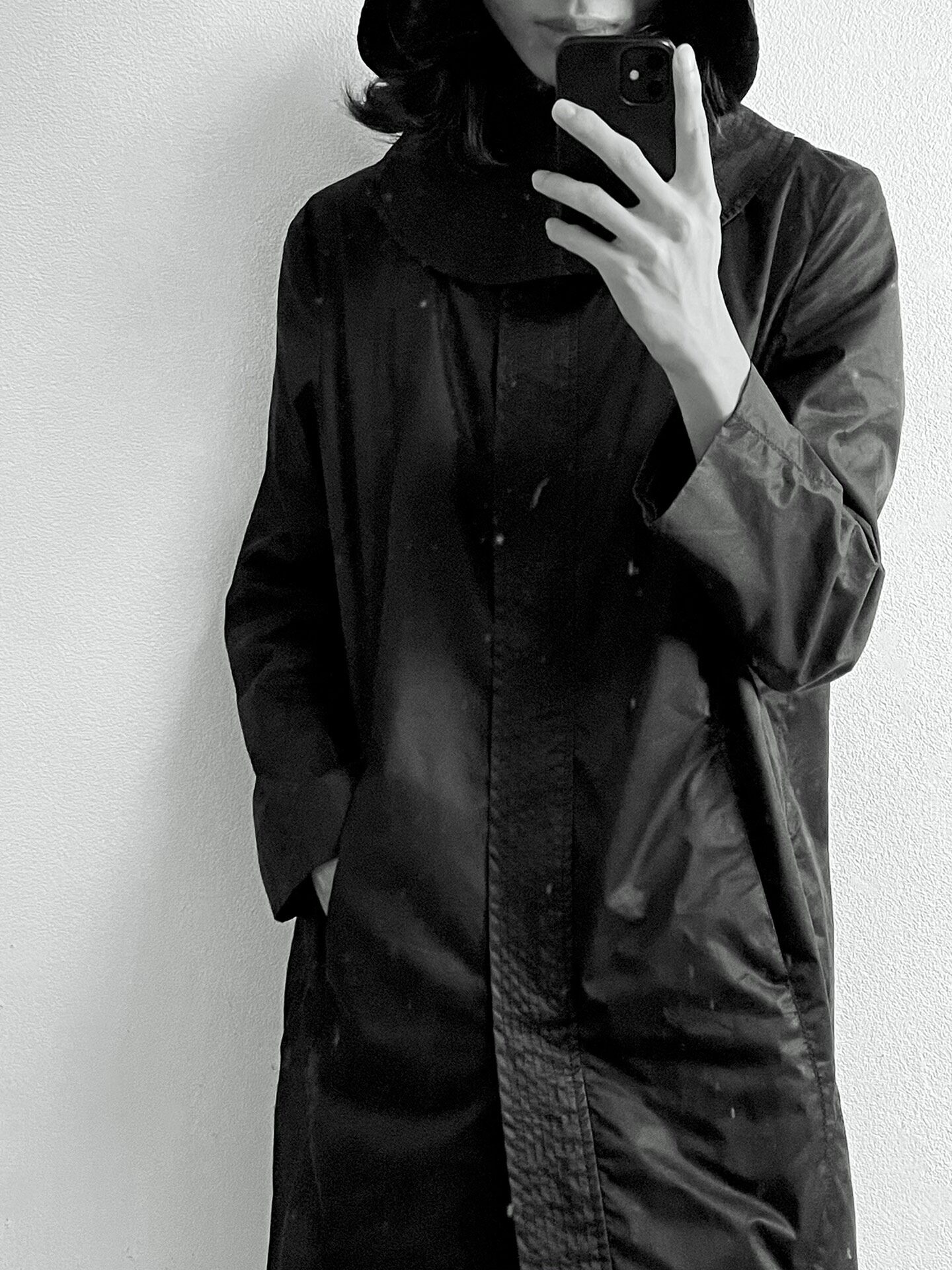 Helmut Lang Cyberpunk Black Parka — back