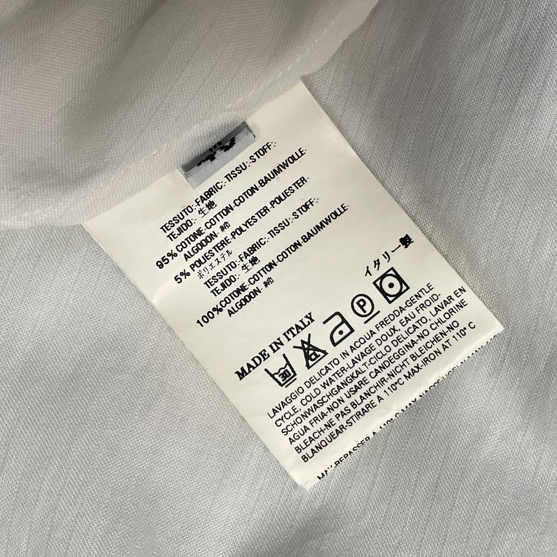 Maison Martin Margiela Scarf Cardigan — label