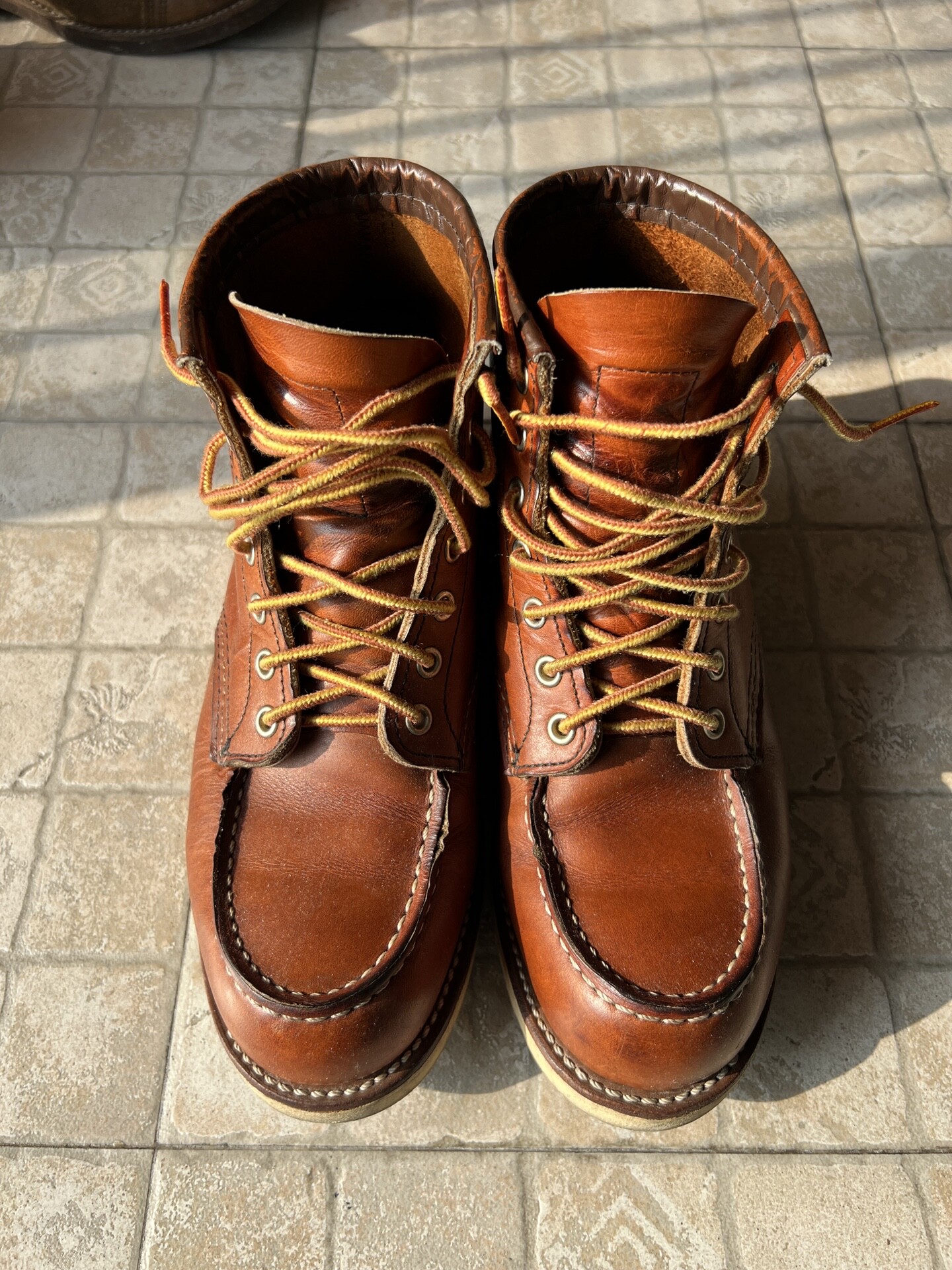 Red Wing 875 Work Boots — detail
