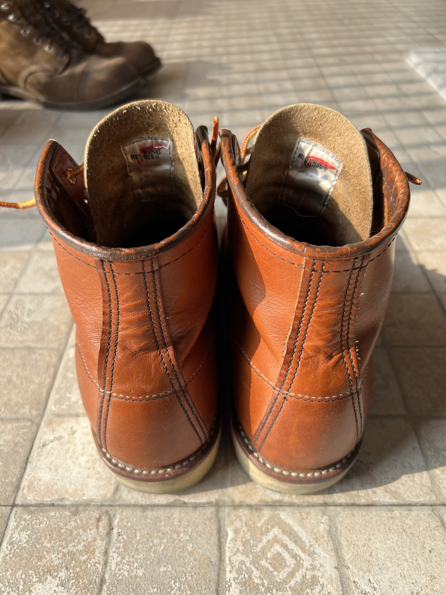Red Wing 875 Work Boots — back