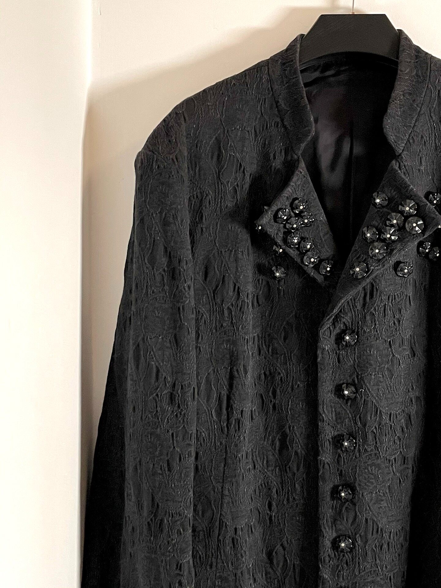Yohji Yamamoto S/S15 Star Button Coat — front