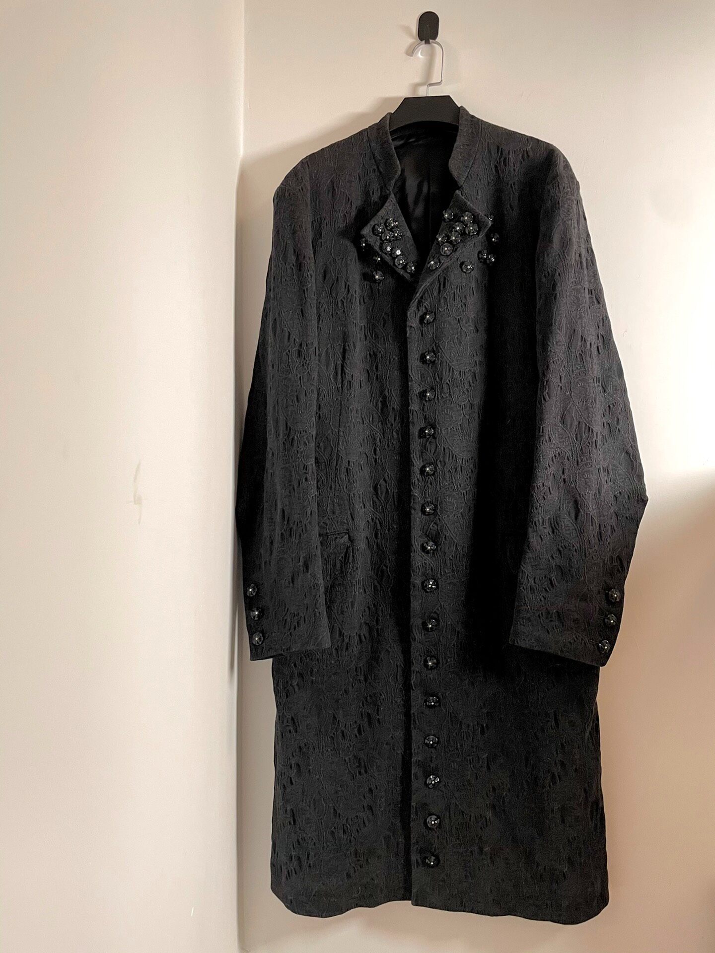 Yohji Yamamoto S/S15 Star Button Coat — detail