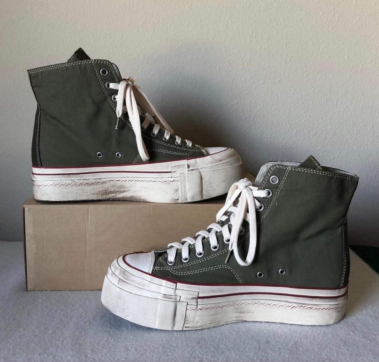 Visvim ICT Skagway Hi Sneakers — front