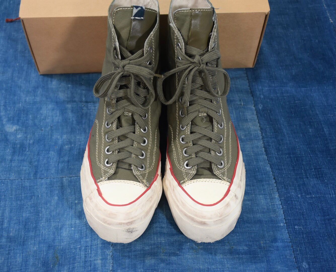 Visvim ICT Skagway Hi Sneakers — label
