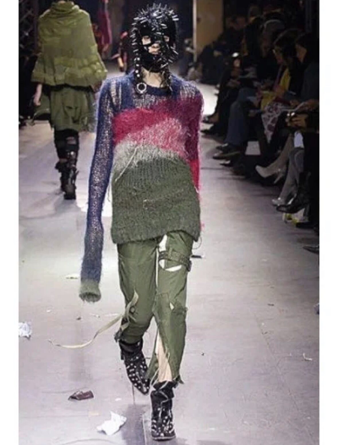 Junya Watanabe 2006 Color-block Knit Sweater — front