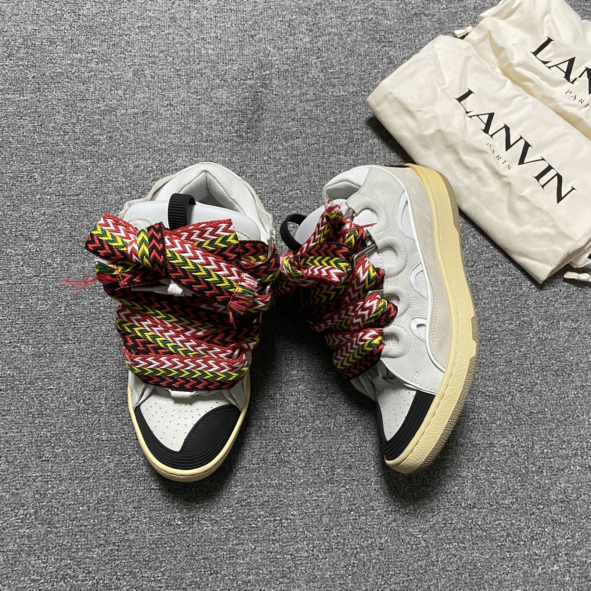 LANVIN CURB White Sneakers
