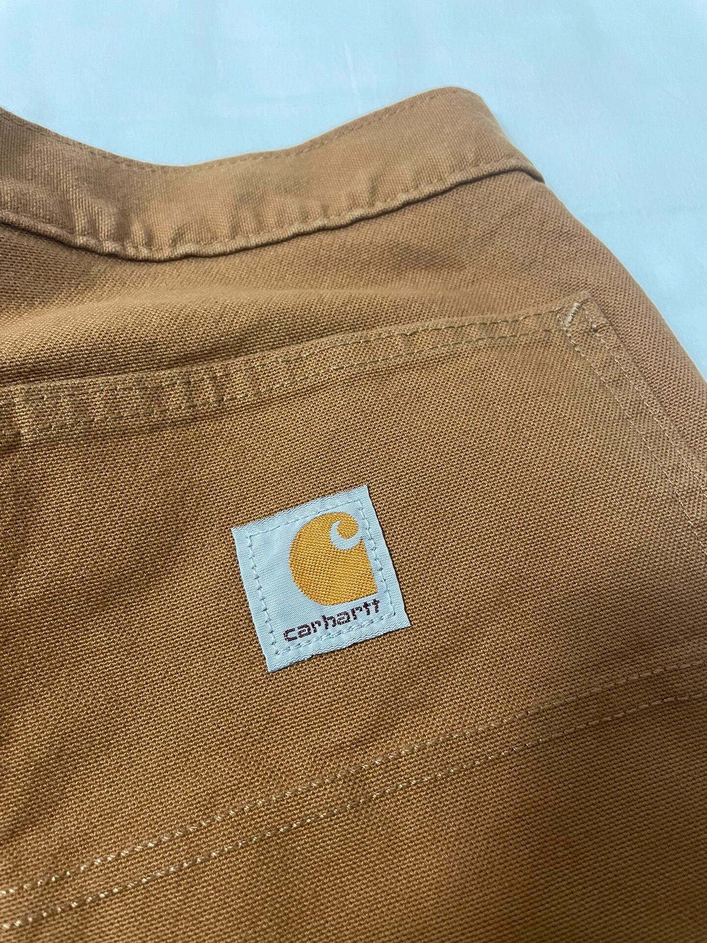 Carhartt Brown Men’s Work Pants — back