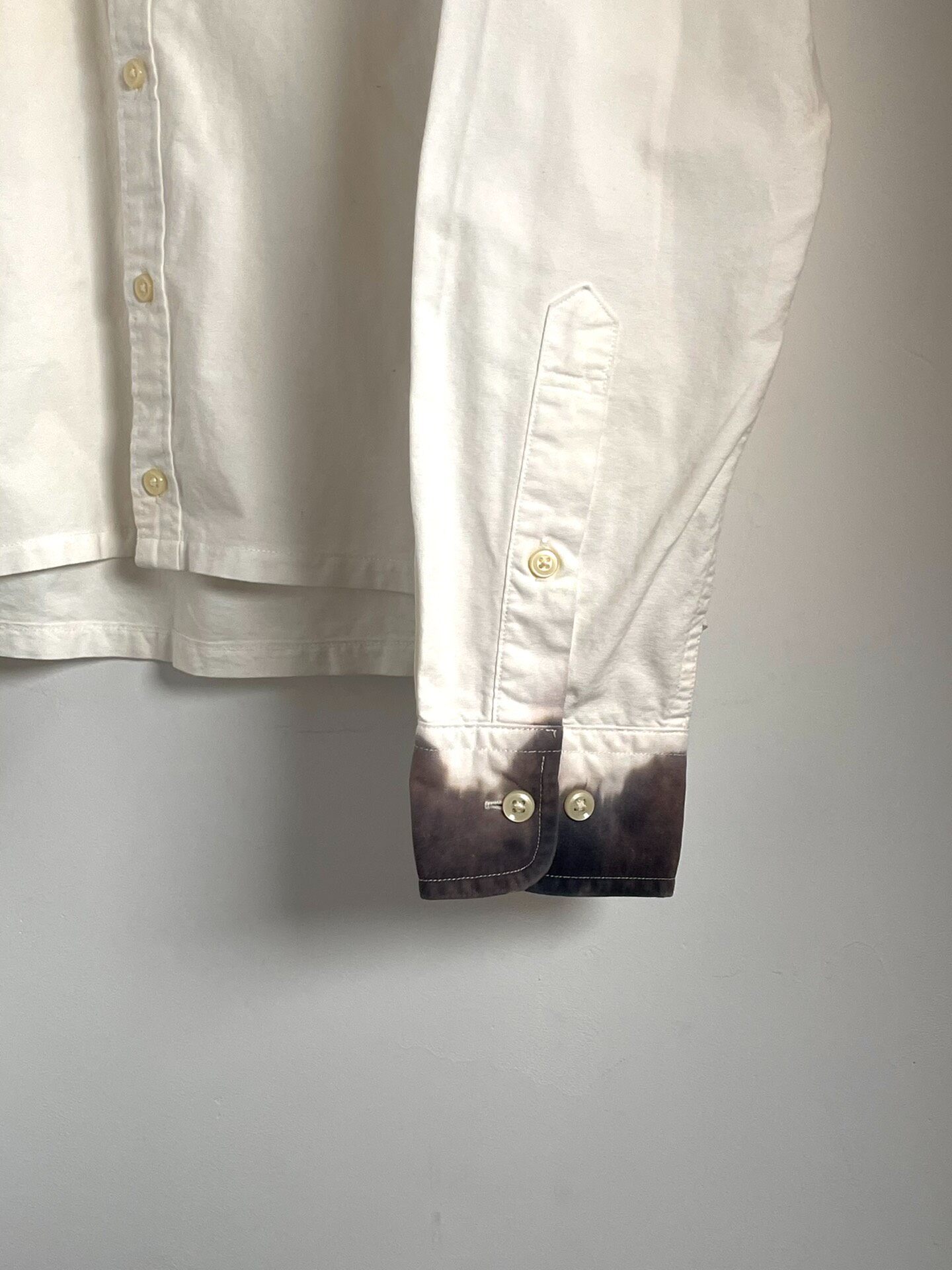 Maison Martin Margiela Artisanal Collar Dyed Short Shirt — back