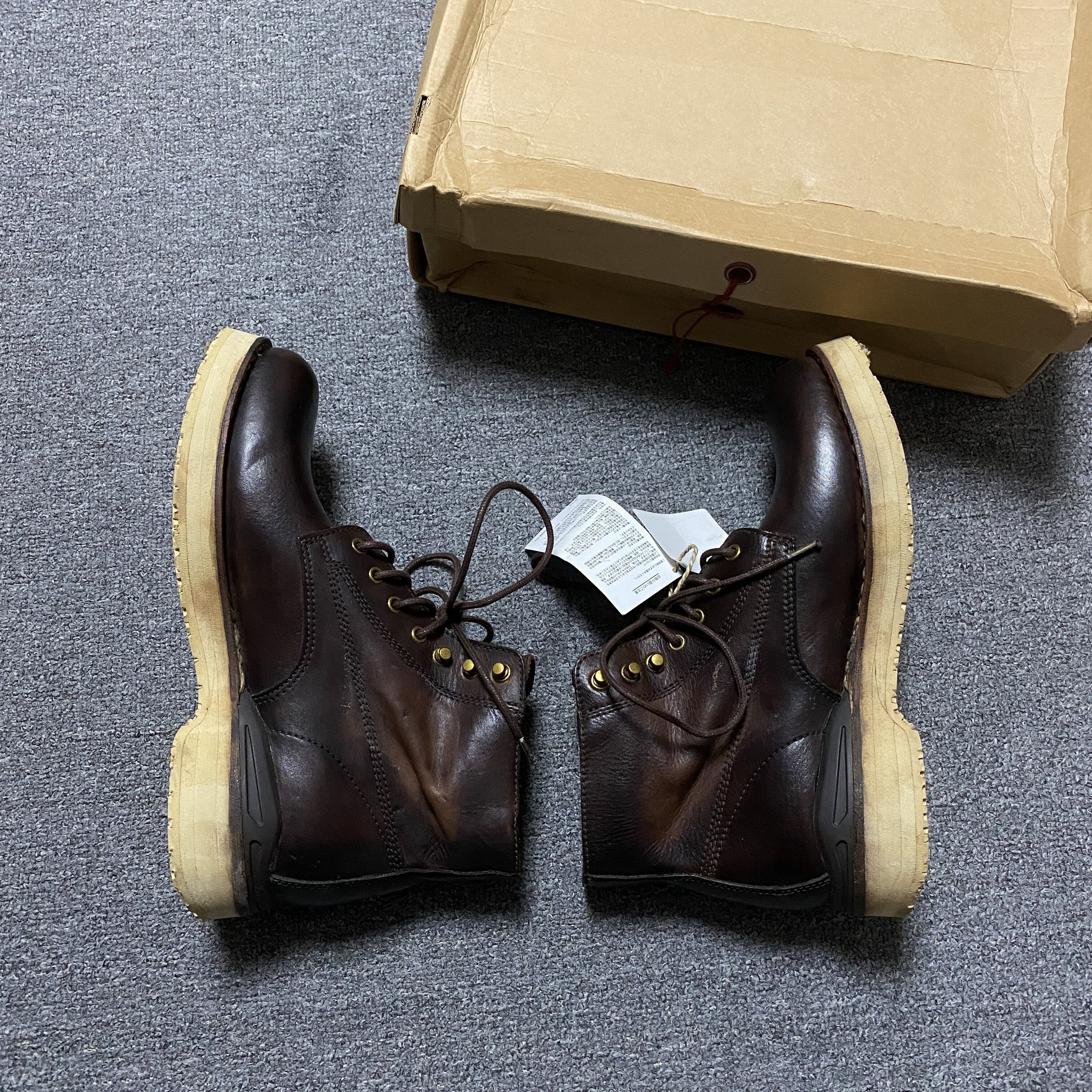 Visvim 15AW ICT Virgil Mud-Dyed Boots — back