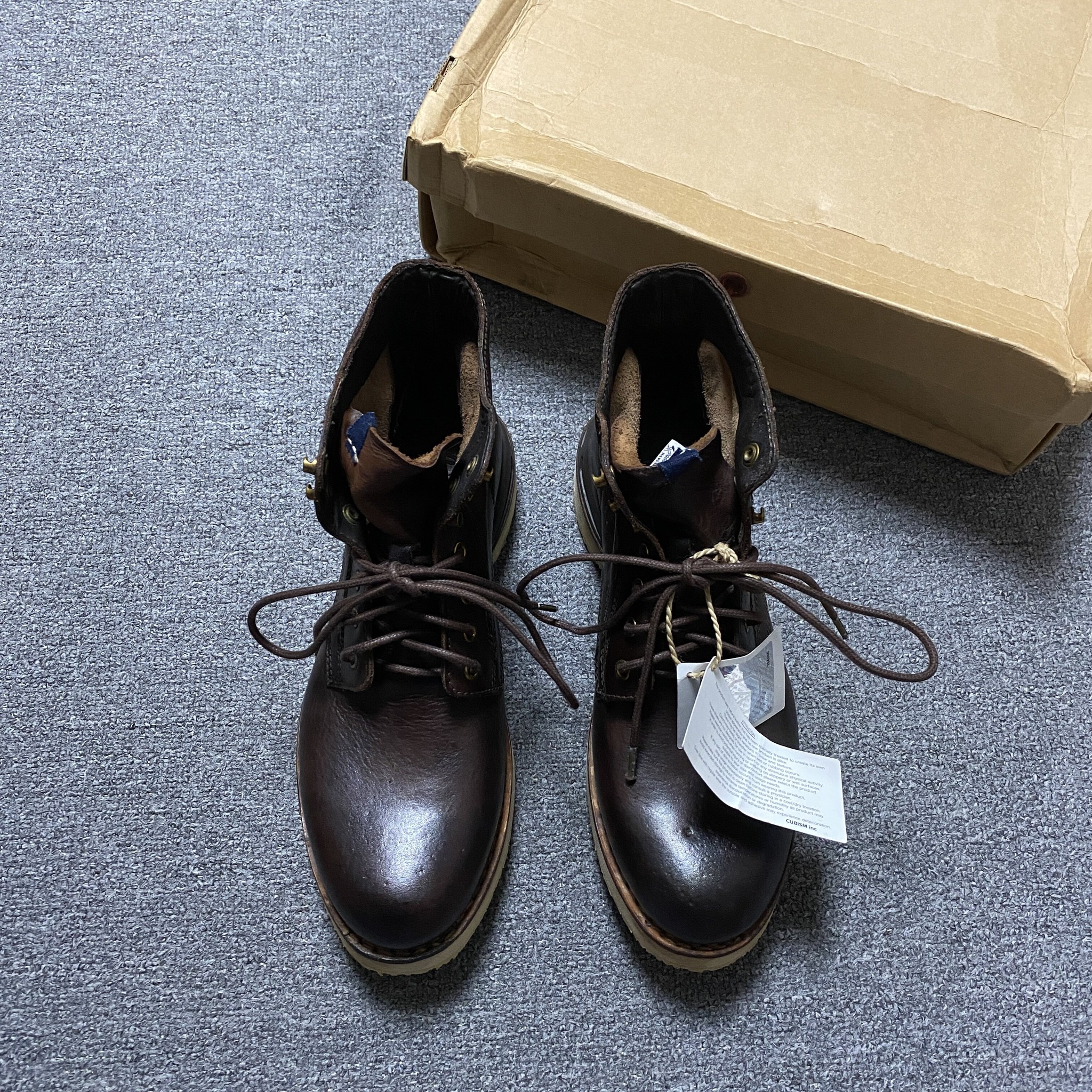 Visvim 15AW ICT Virgil Mud-Dyed Boots — front