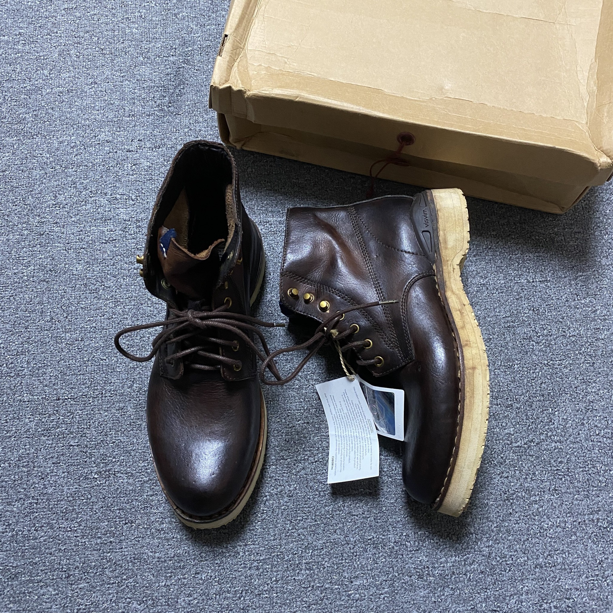 Visvim 15AW ICT Virgil Mud-Dyed Boots