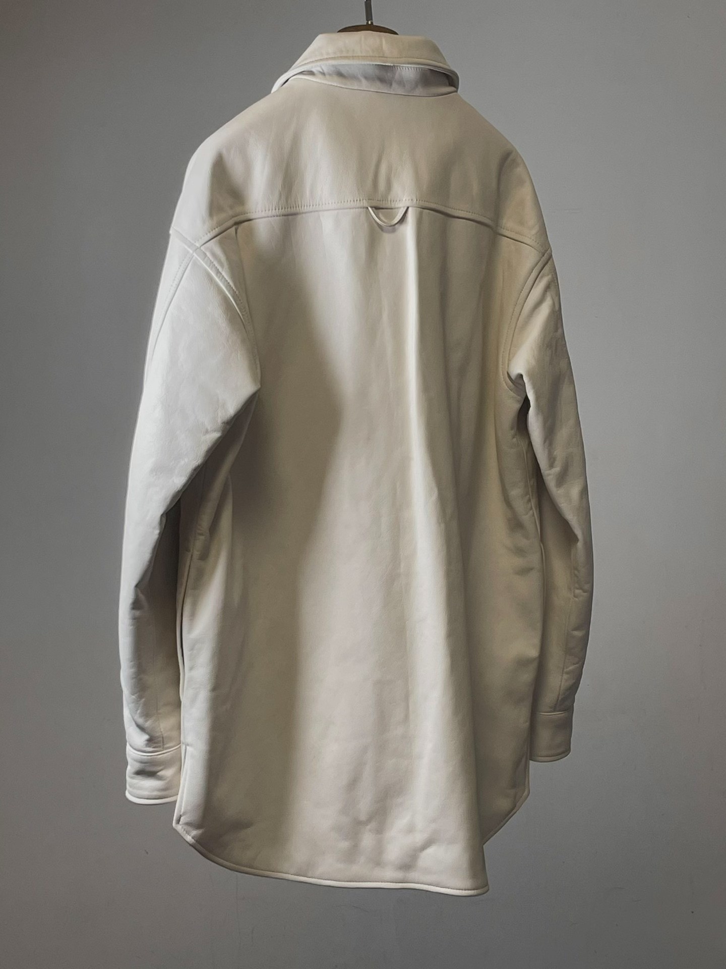 Maison Martin Margiela Loose Leather Coat — label