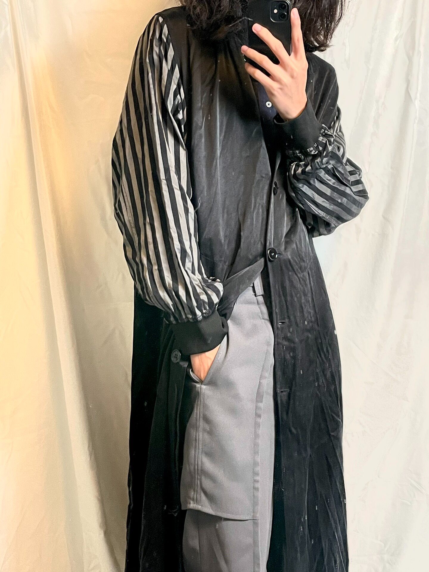 Maison Margiela 18SS Black Trench Coat
