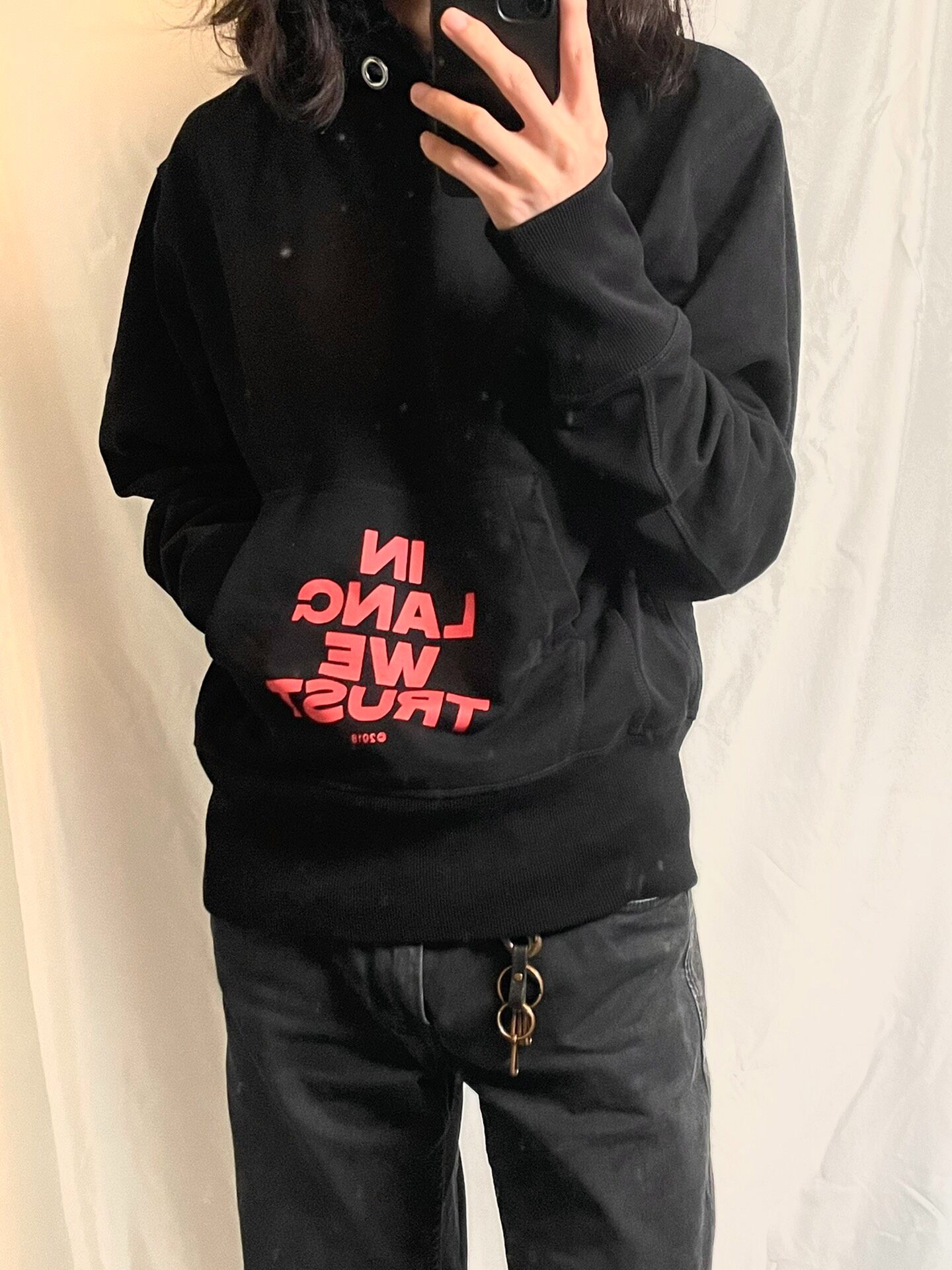 Helmut Lang IN LANG WE TRUST Hoodie