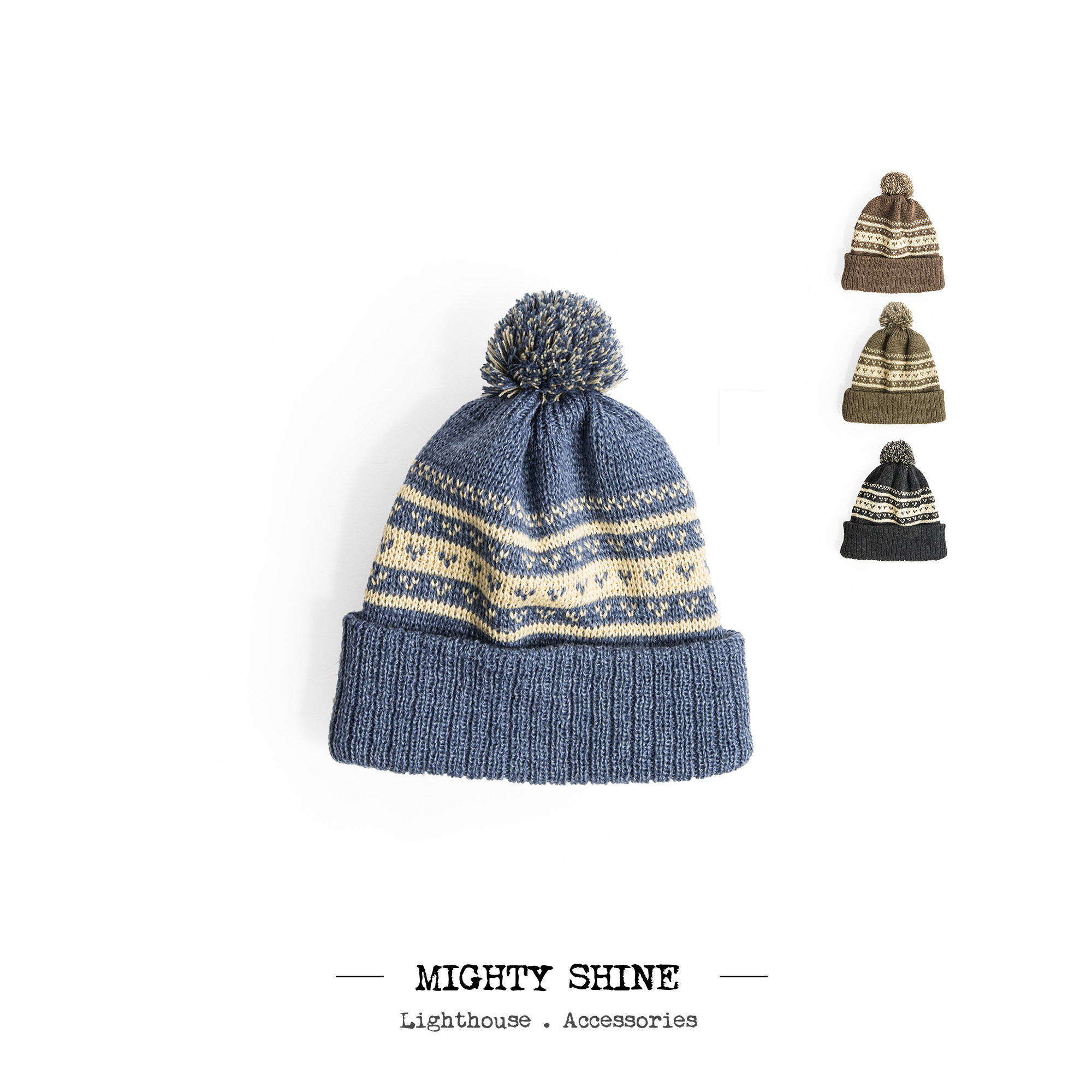 Mighty Shine Nordic Knit Watch Cap