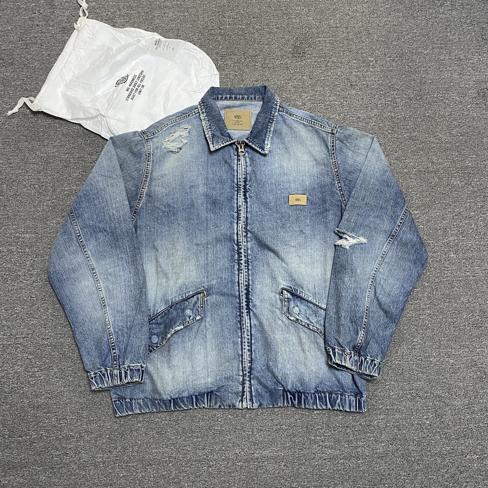 MADNESS 22SS Denim Zip Jacket