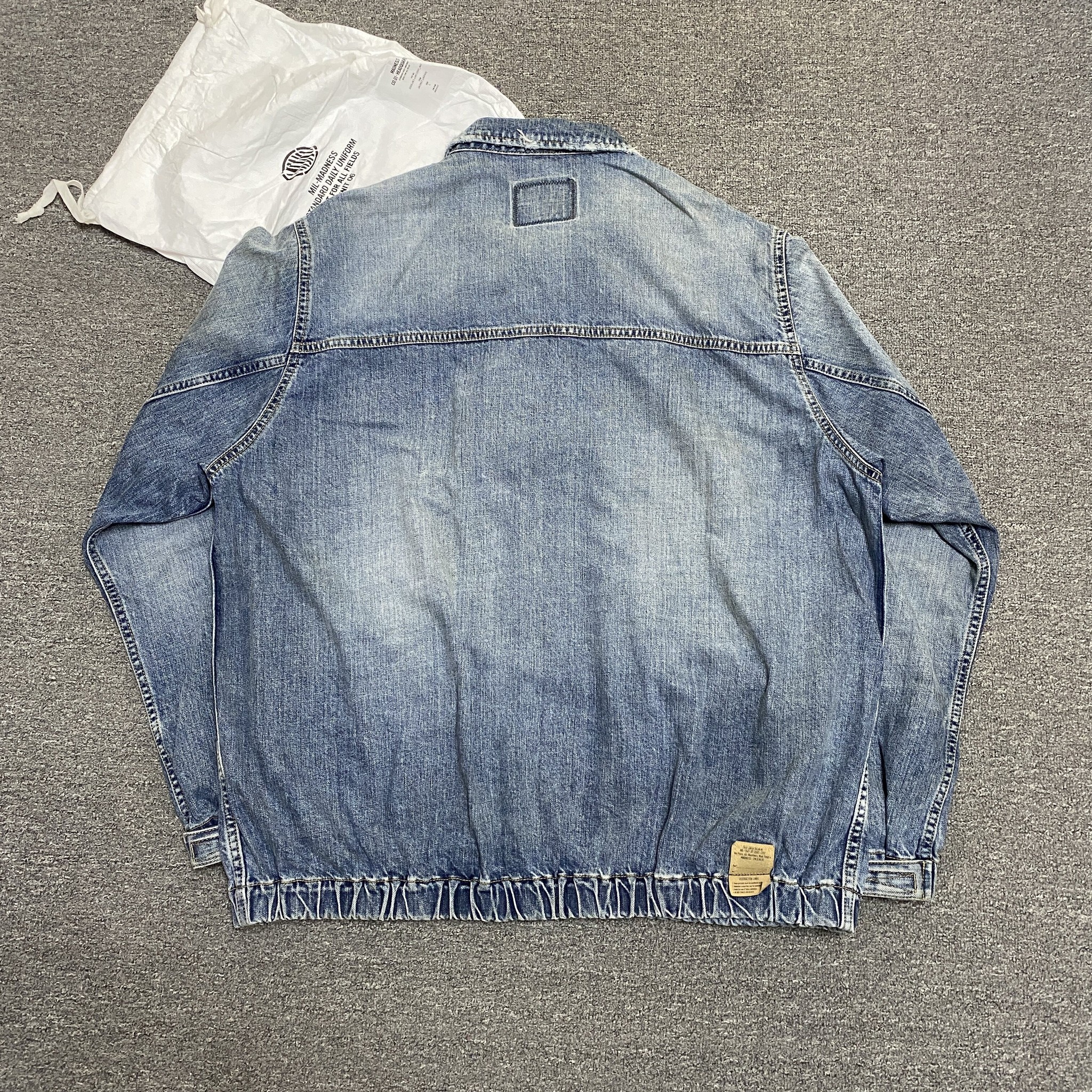 MADNESS 22SS Denim Zip Jacket — front
