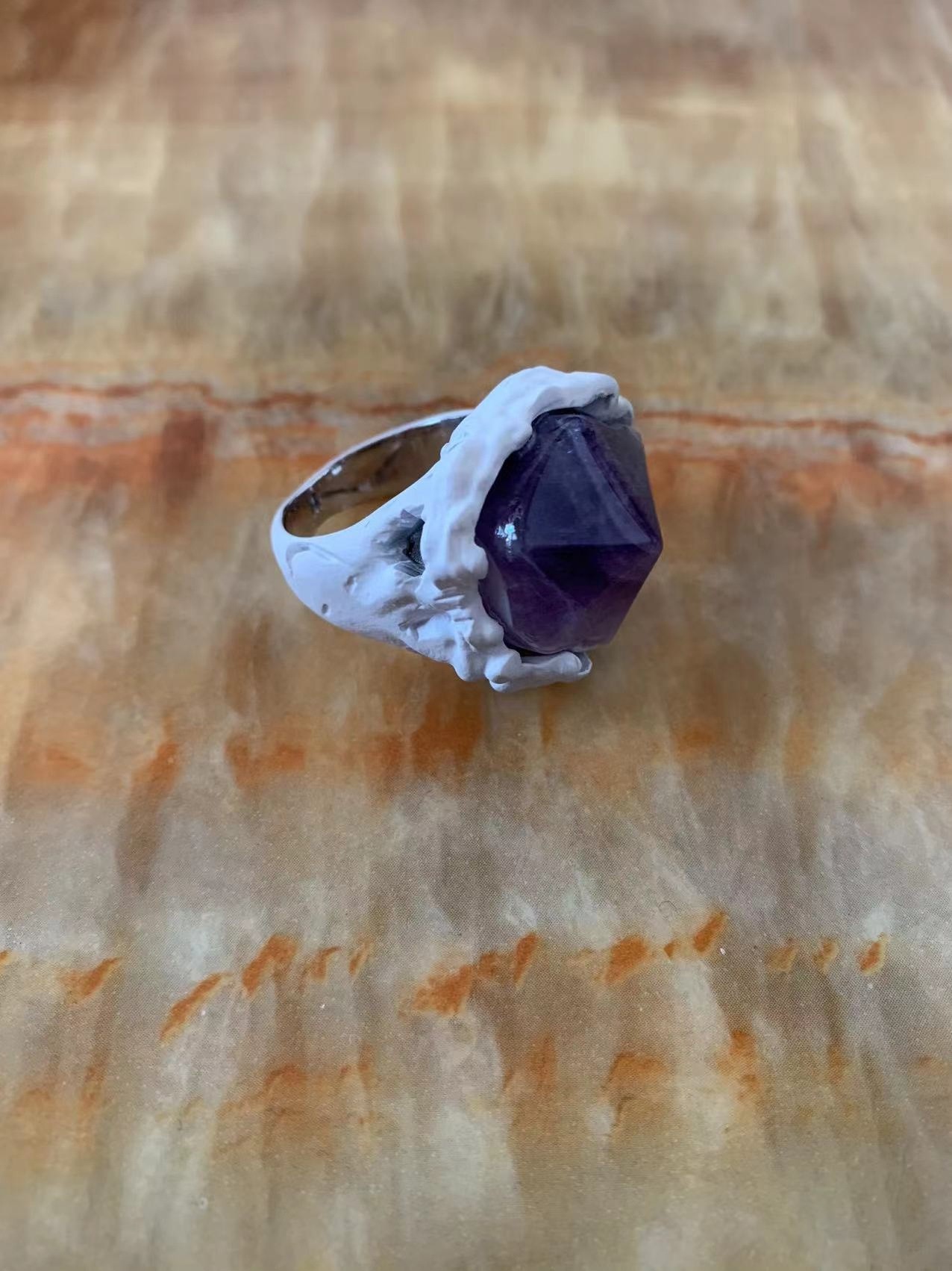 Dior x Daniel Arsham Amethyst Ring