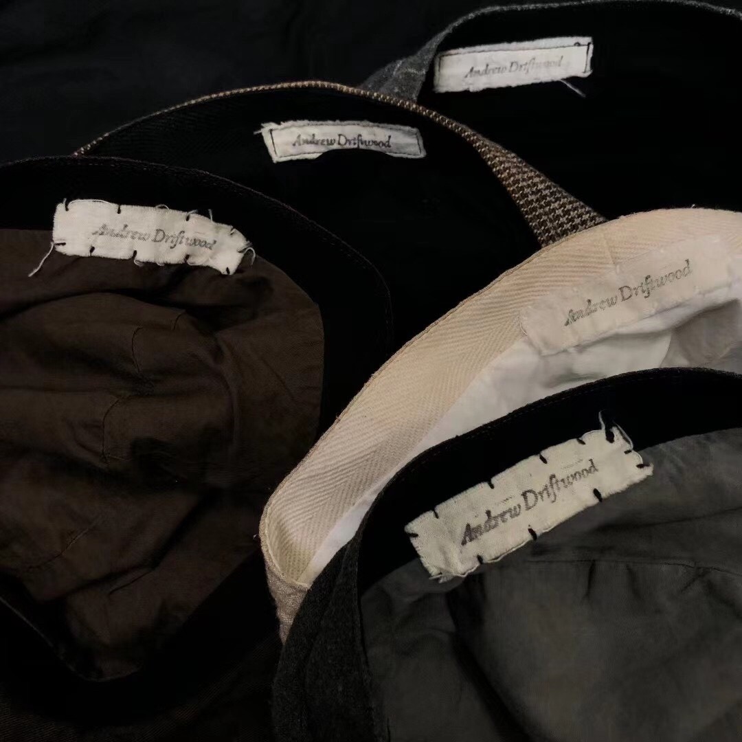 Andrew Driftwood Vintage Newsboy Caps — detail